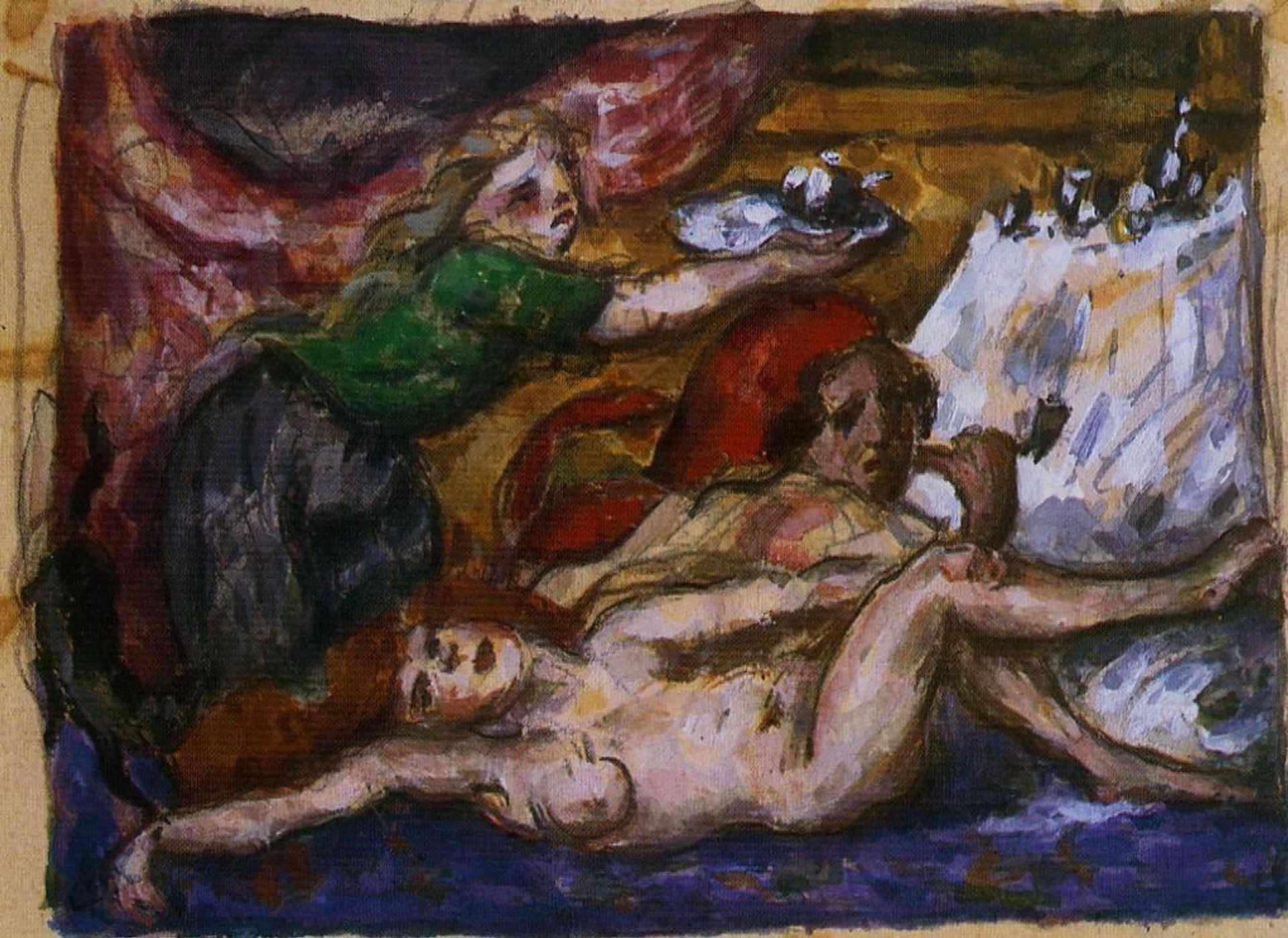 The Rum Punch by Paul Cézanne