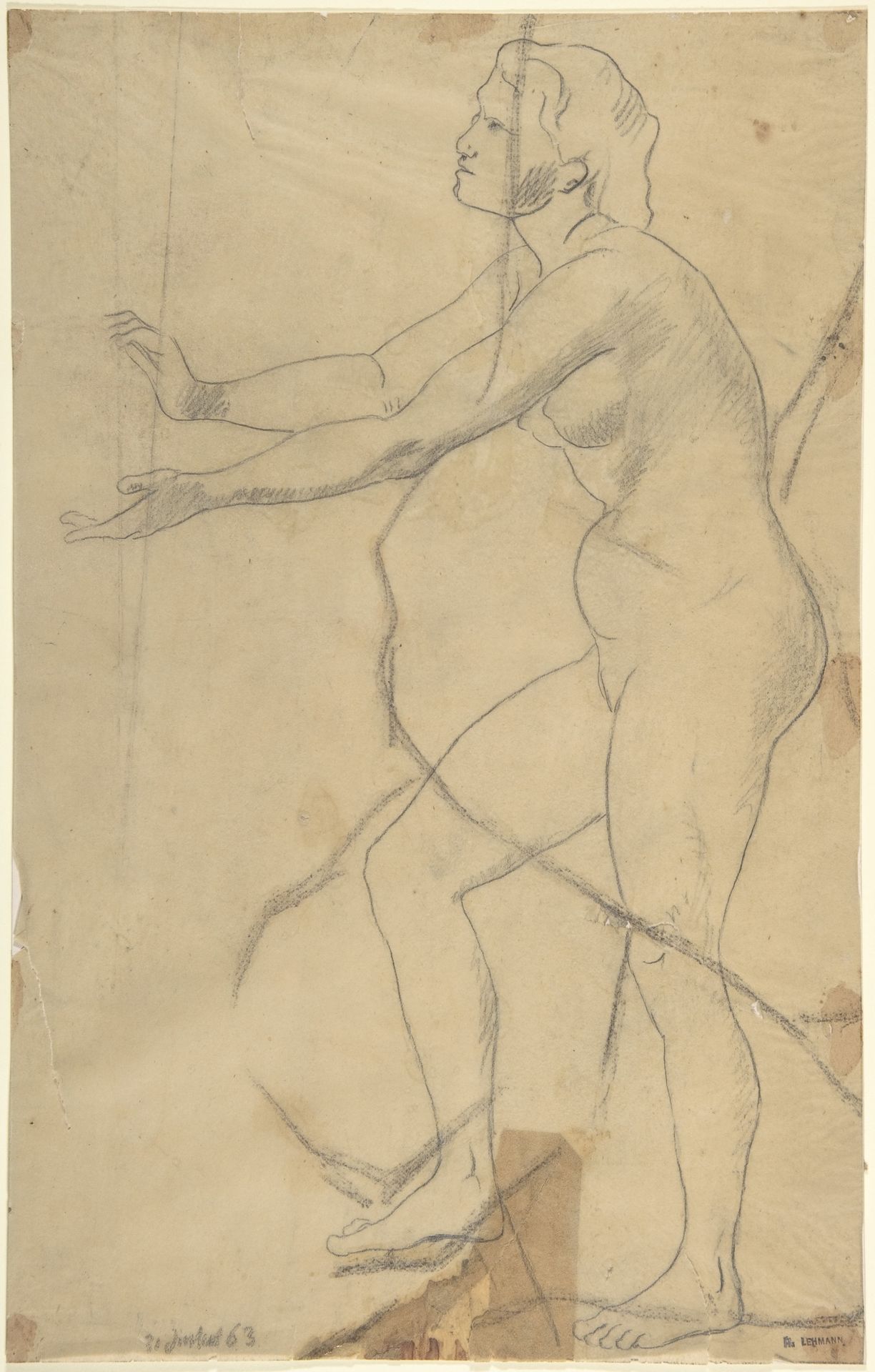 The Figure of Sarah, Bride of Tobias by Henri Lehmann