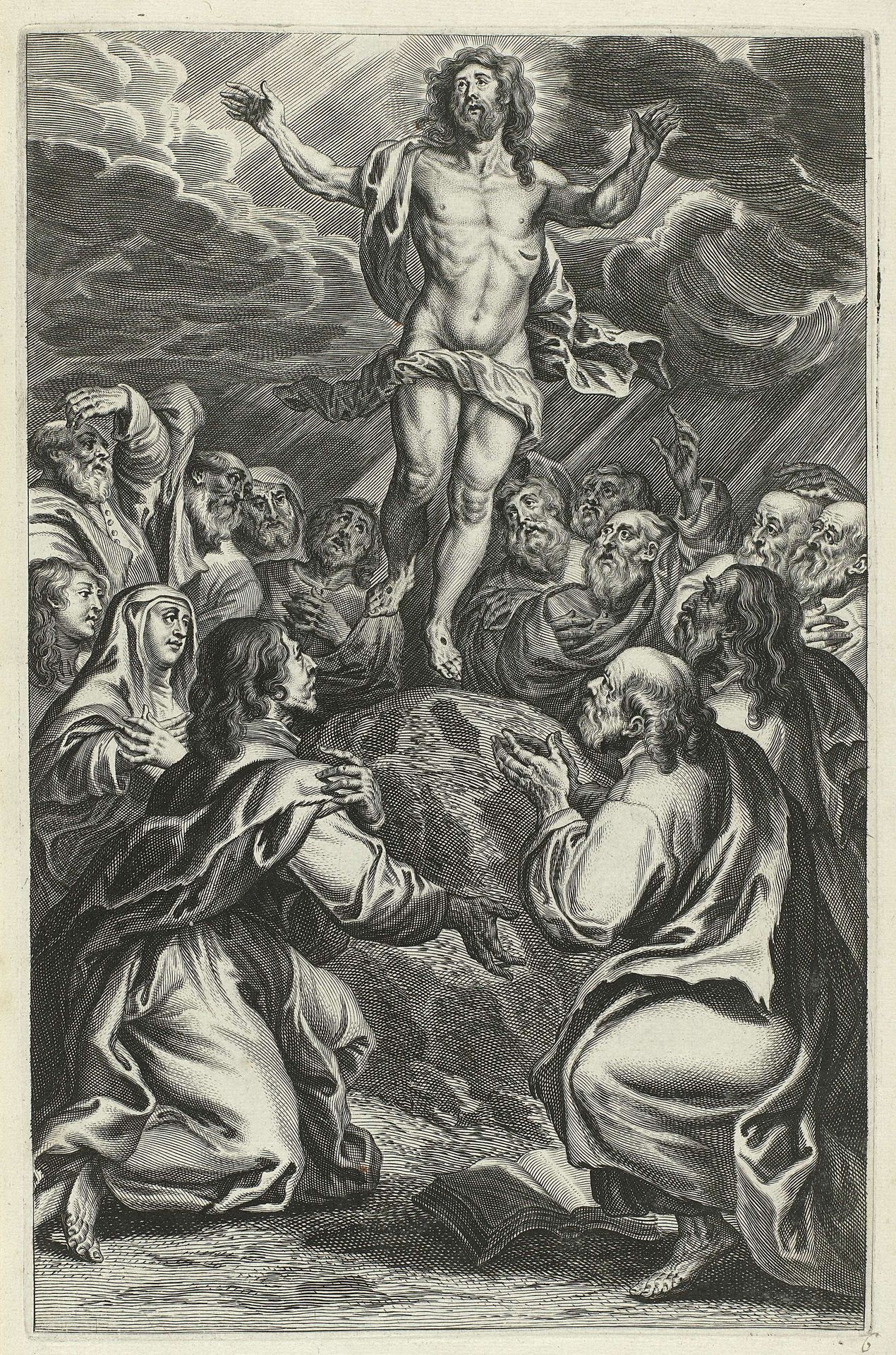 Hemelvaart van Christus by François Stuerhelt