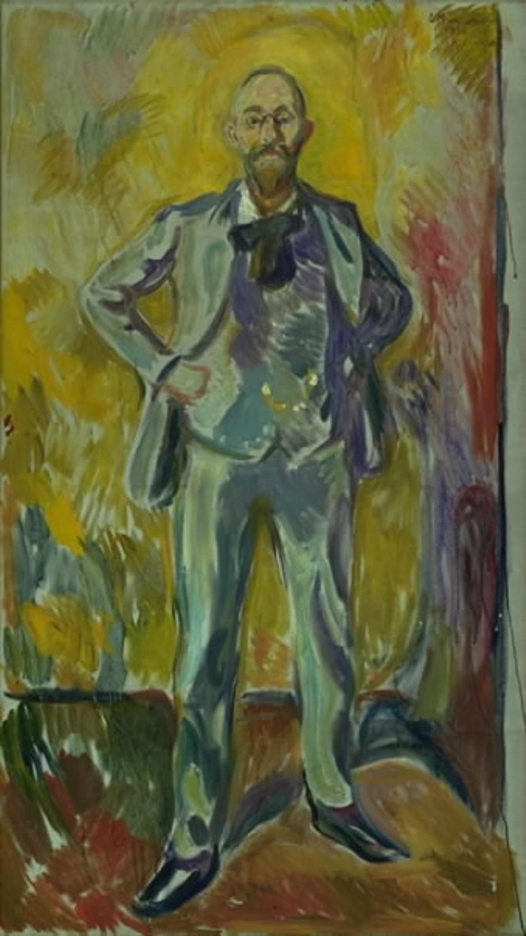 Portrait of Professor Daniel Jacobson by Edvard Munch