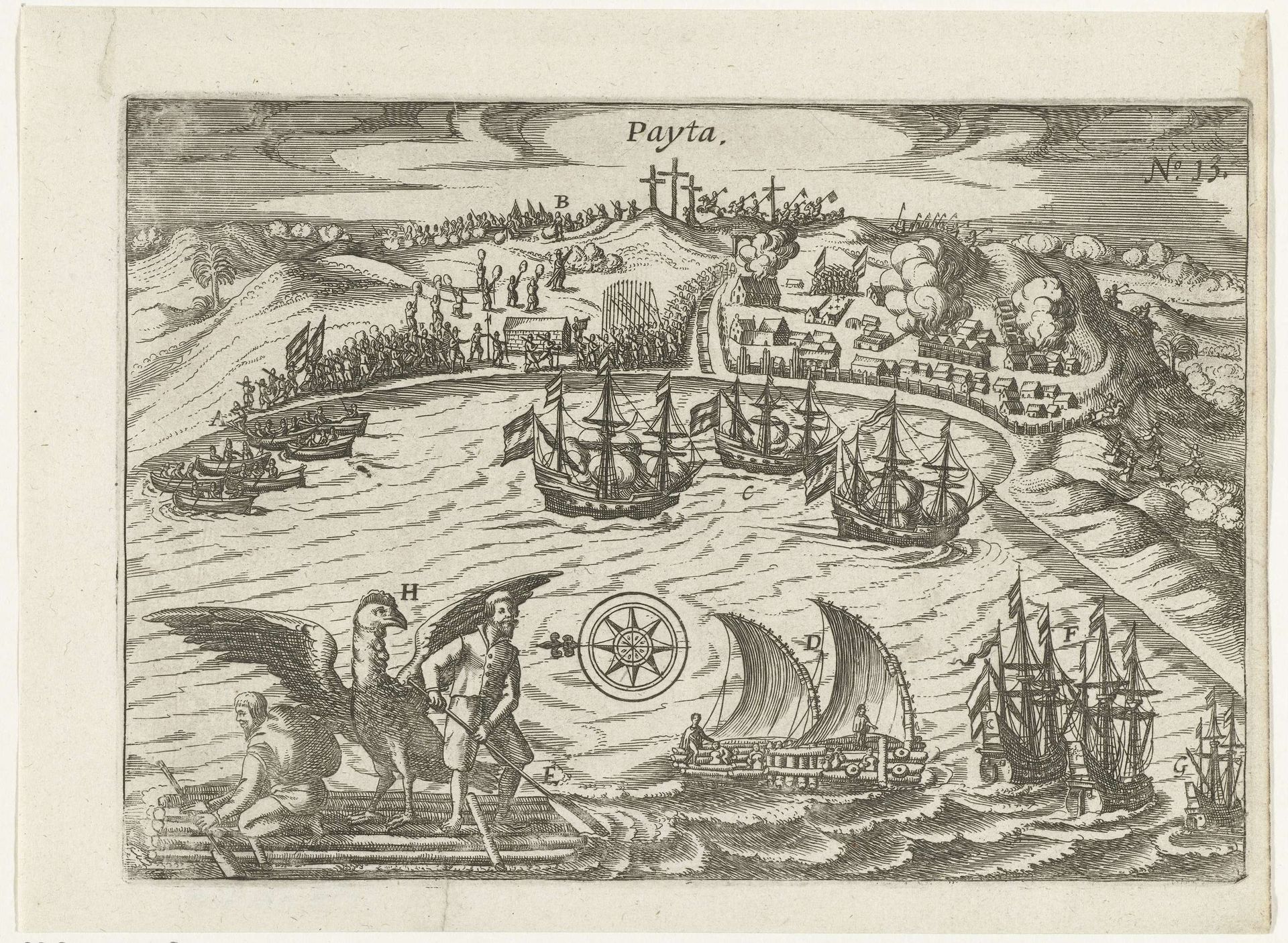 Verovering van Paita, 1615 by Anonymous