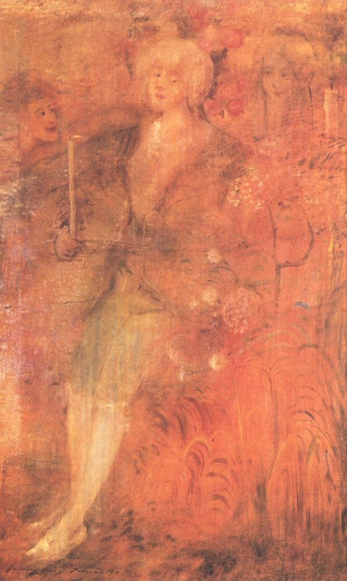 Chevalier aux Roses by Lajos Gulacsy