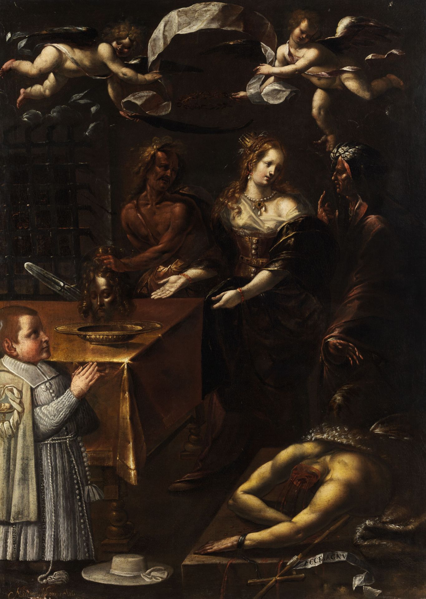 Die Enthauptung Johannes Des Täufers by Giulio Cesare Procaccini