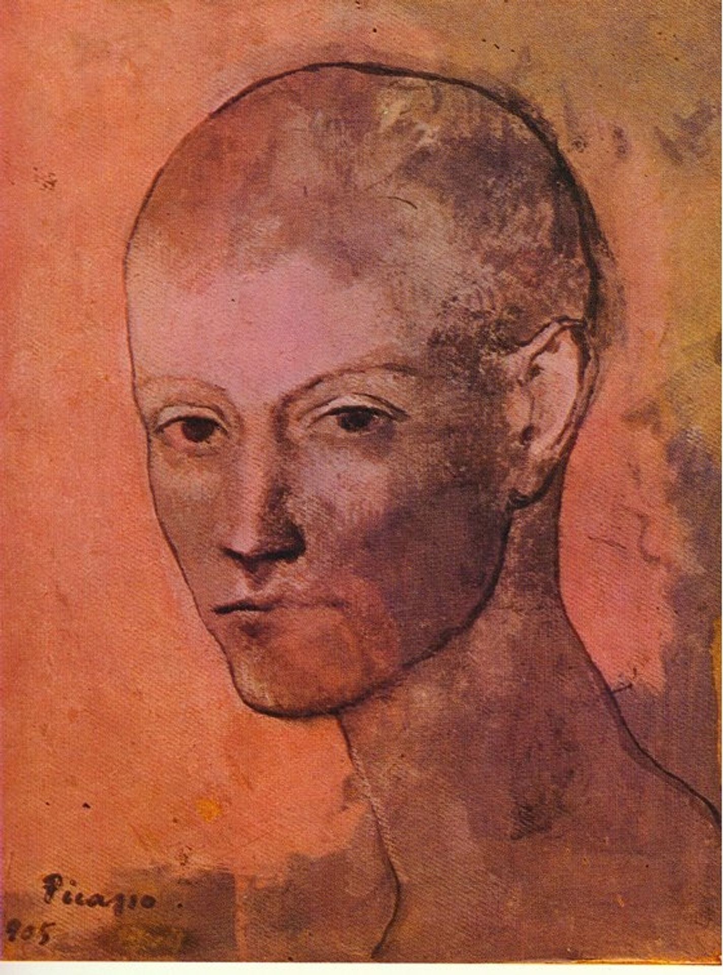 Head of young man by Pablo Picasso