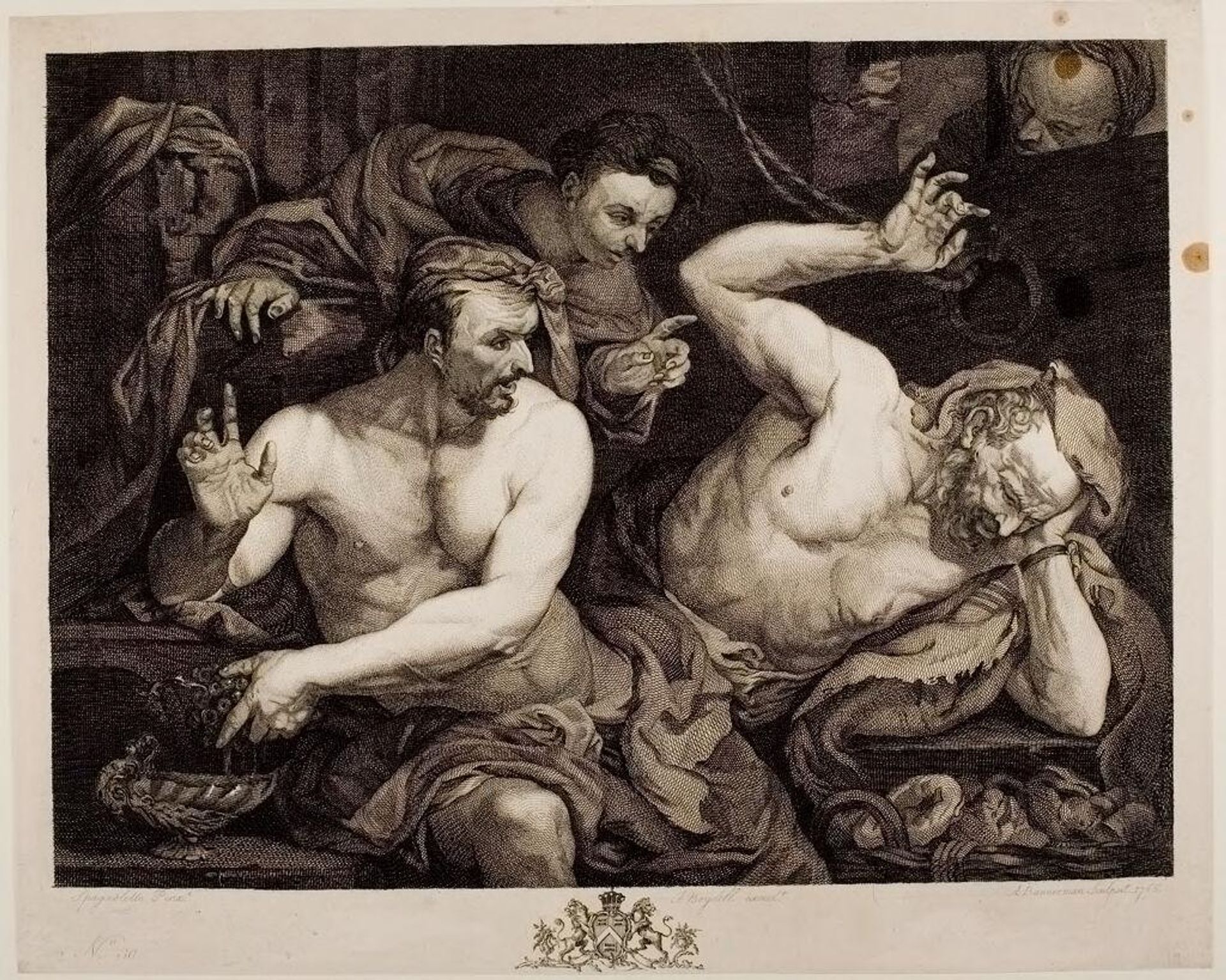 Joseph Interpreting the Dreams of Pharoh's Butler and Baker by Alexander Bannerman