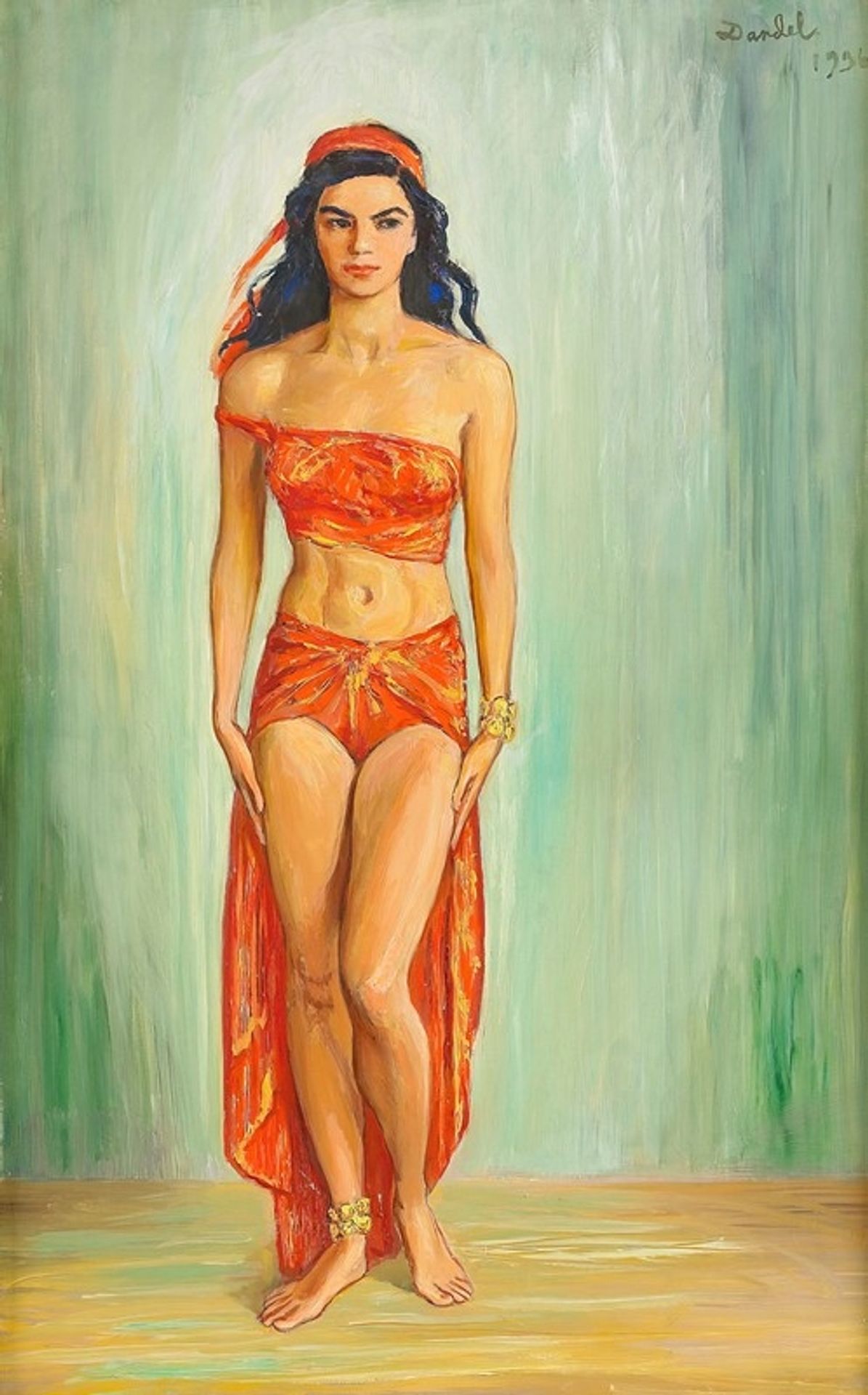 Cissi Olsson som Anitra i Peer Gynt by Nils Dardel
