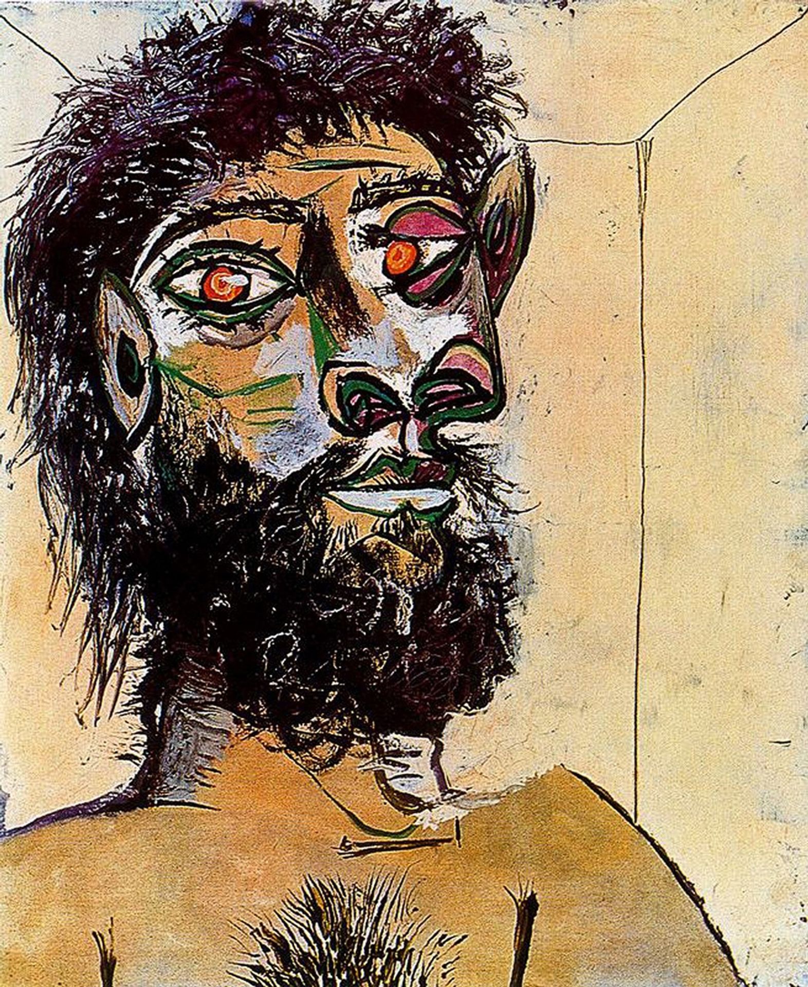 Faun's head by Pablo Picasso