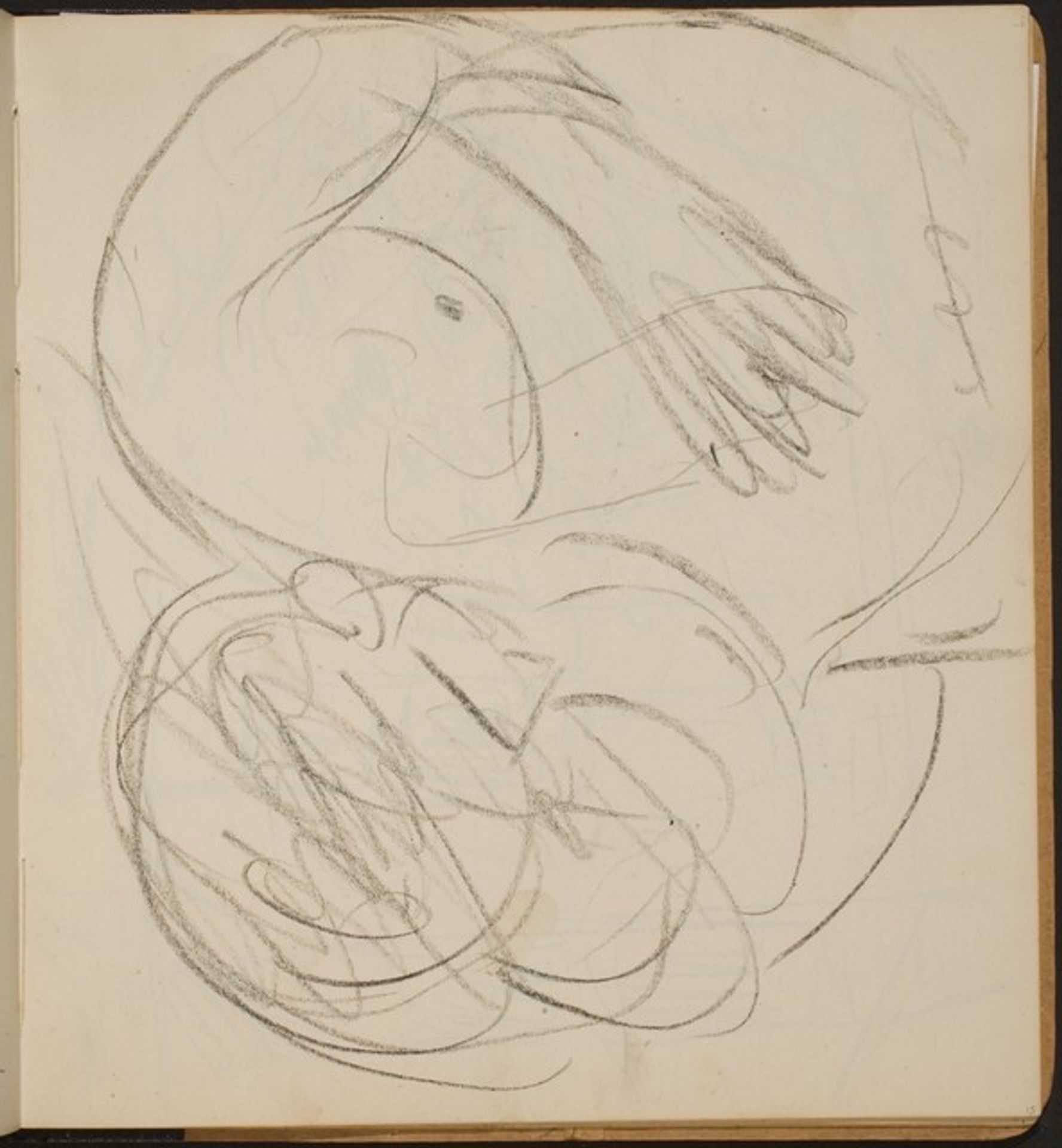 Weiblicher Halbakt (Nude Torso) [p. 15] by Max Beckmann