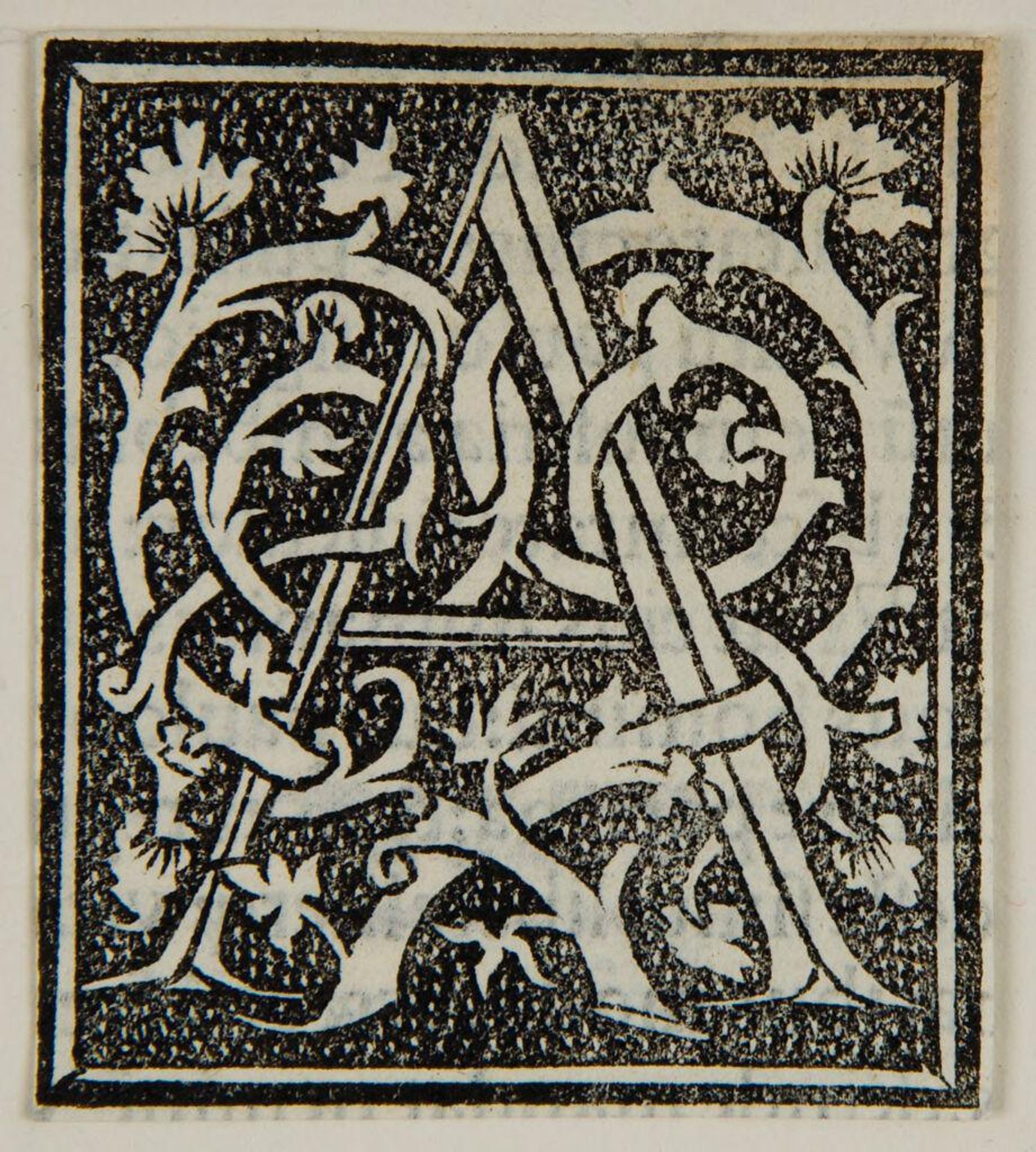 Letter A by Anonymous