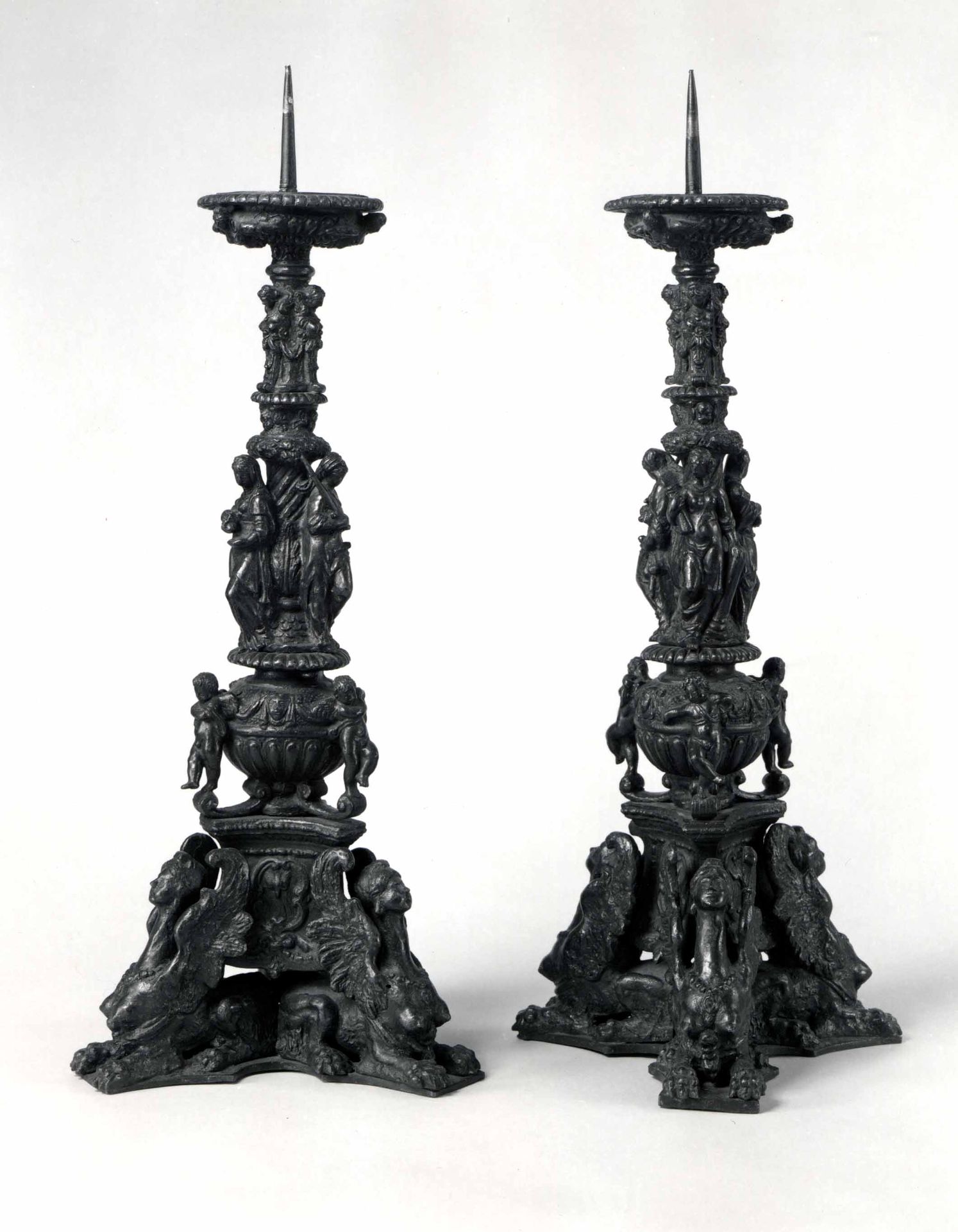 Altar candlestick (pair with 1975.1.1383) by Andrea di Alessandri, called Il Bresciano