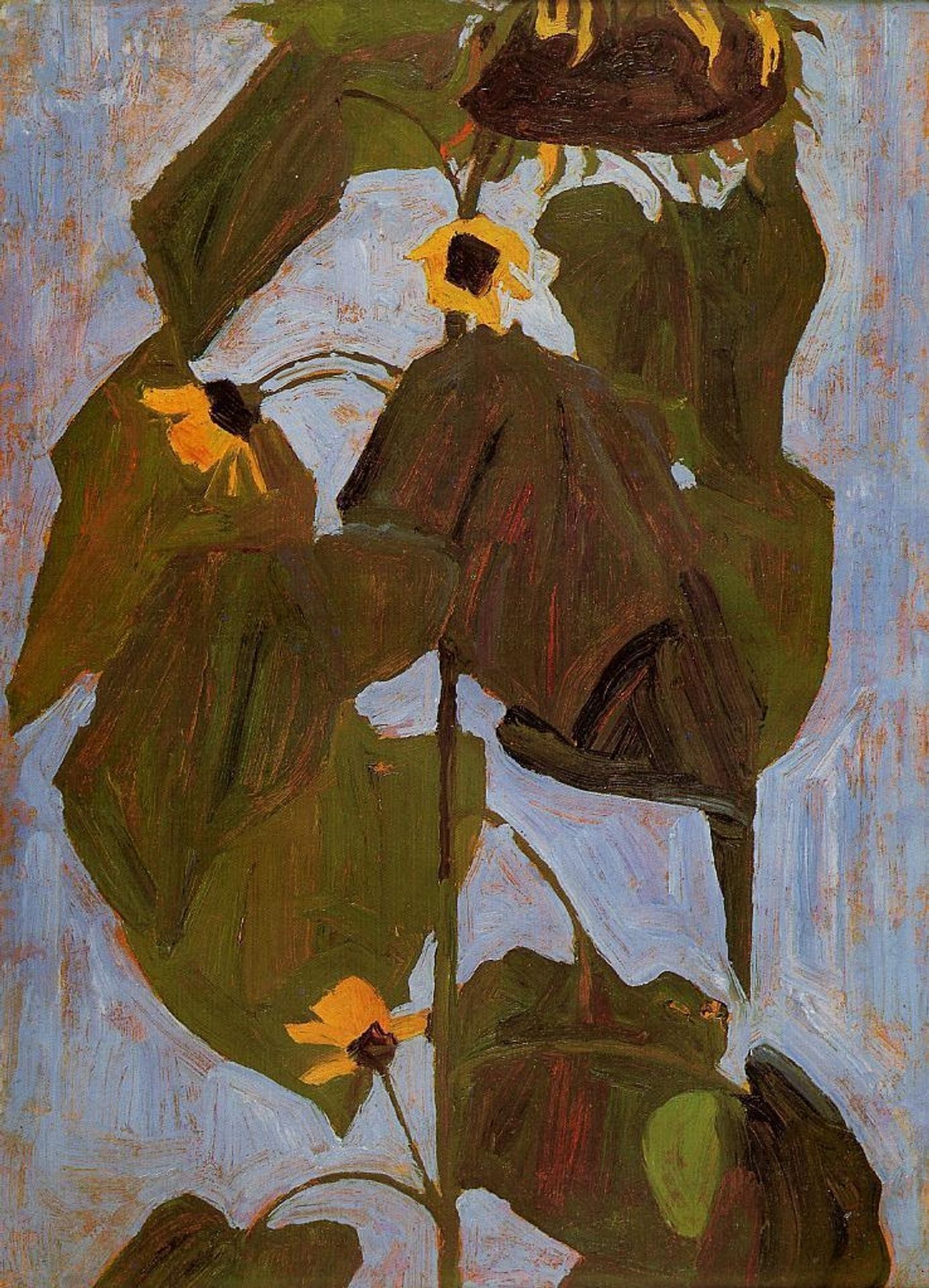 Sunflower by Egon Schiele