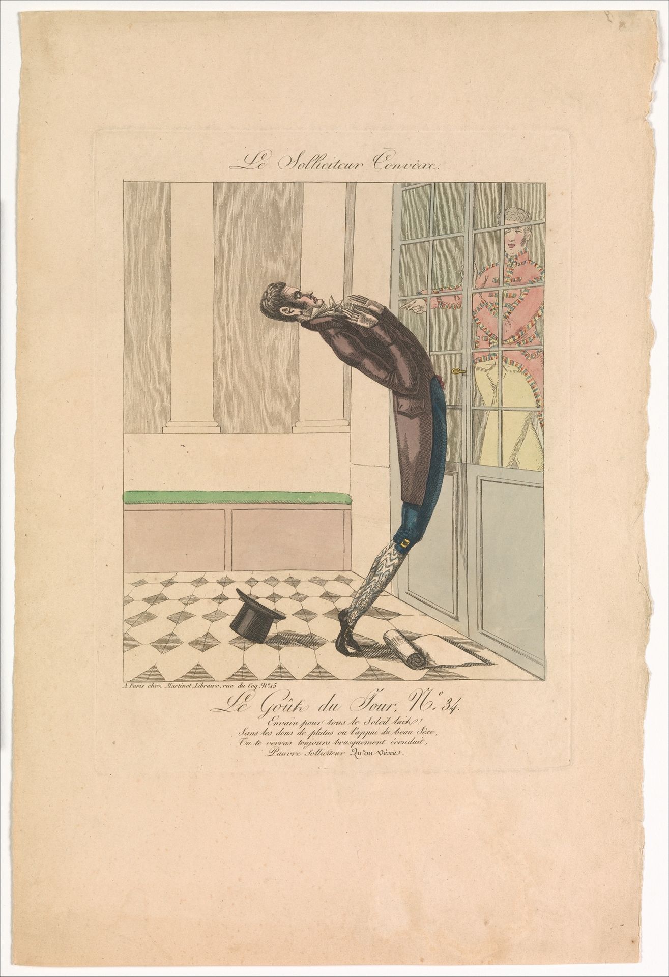 The Convex Petitioner: The Taste of the Day, no. 34 (Le Solliciteur Convèxe: Le Goût du Jour, No. 34) by Anonymous