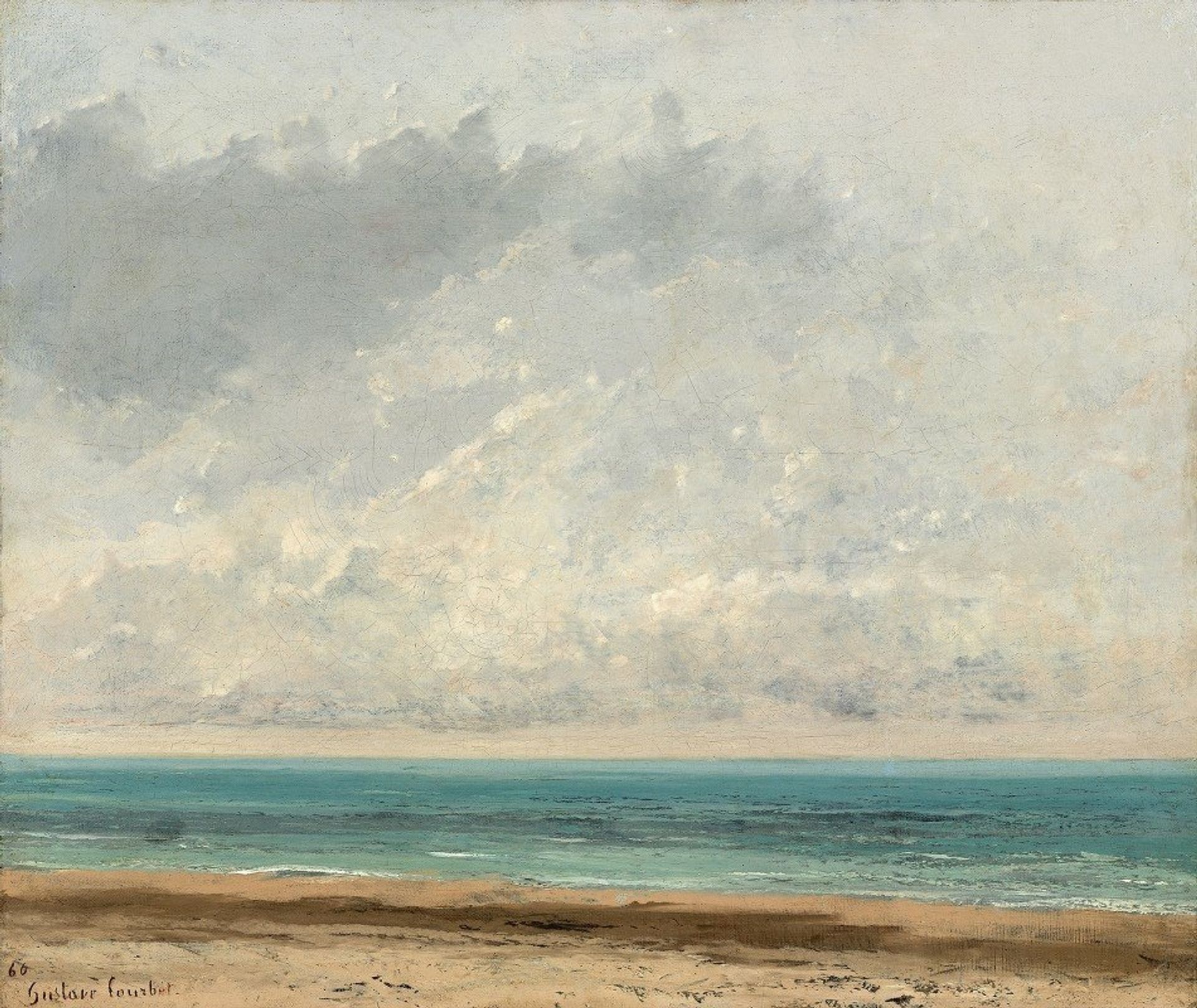 Calm Sea by Gustave Courbet