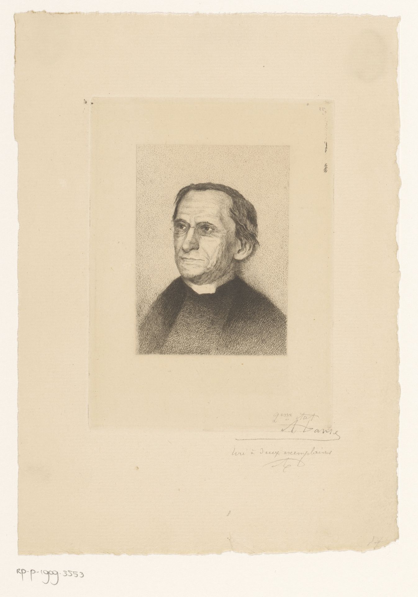 Portret van Charles de Harlez by Auguste Danse