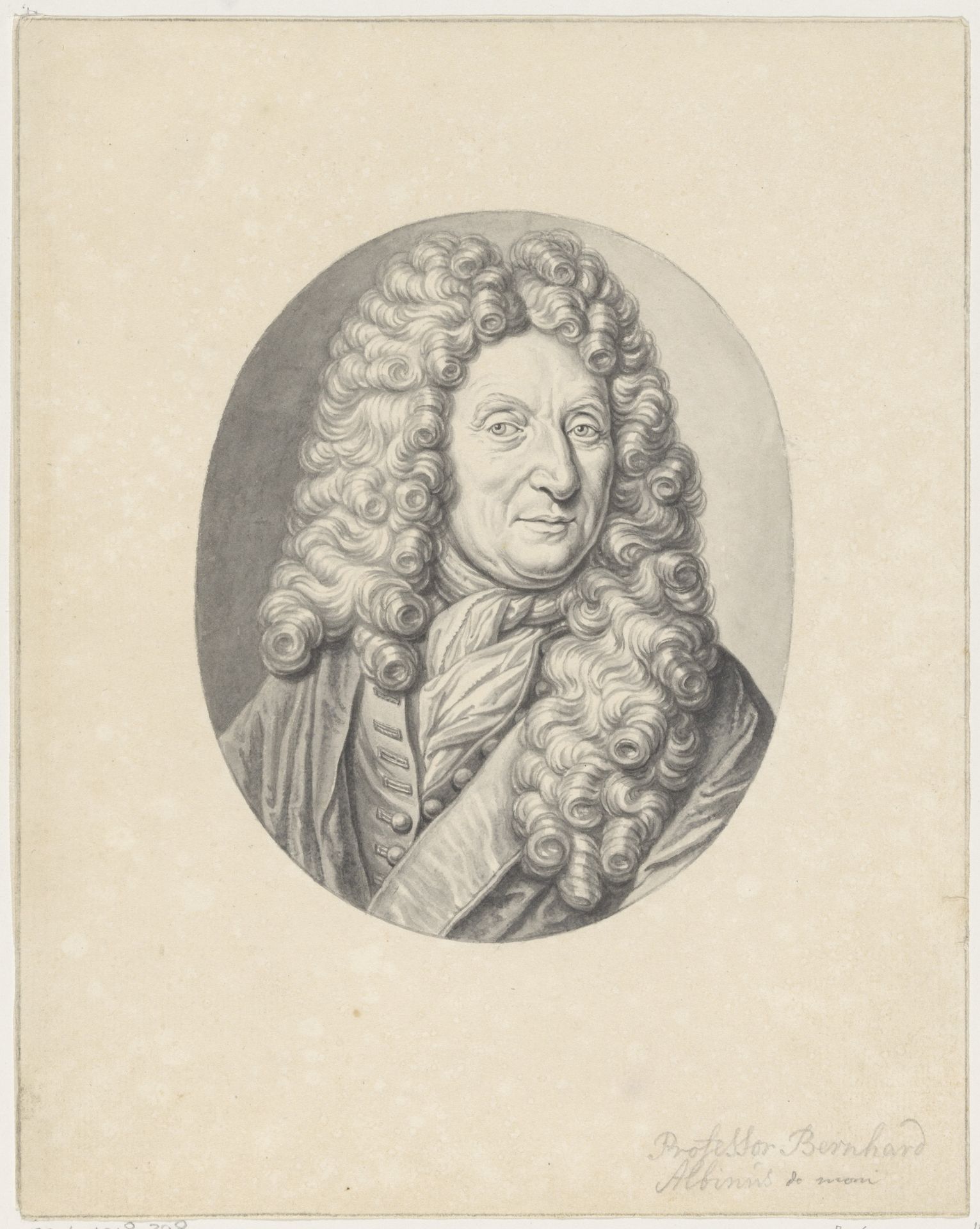 Portret van Bernhard Albinus-Weiss by Anonymous