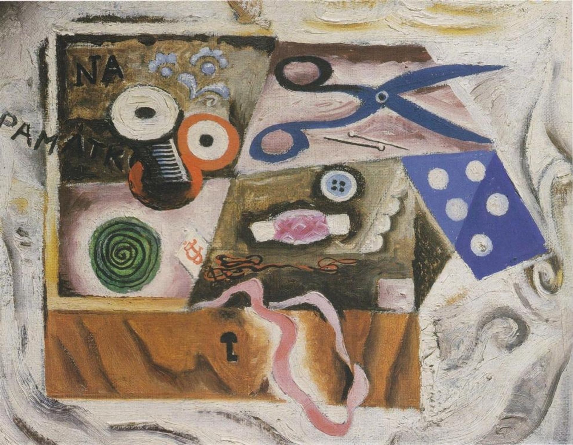 Zátiší s nůžkami by Josef Capek
