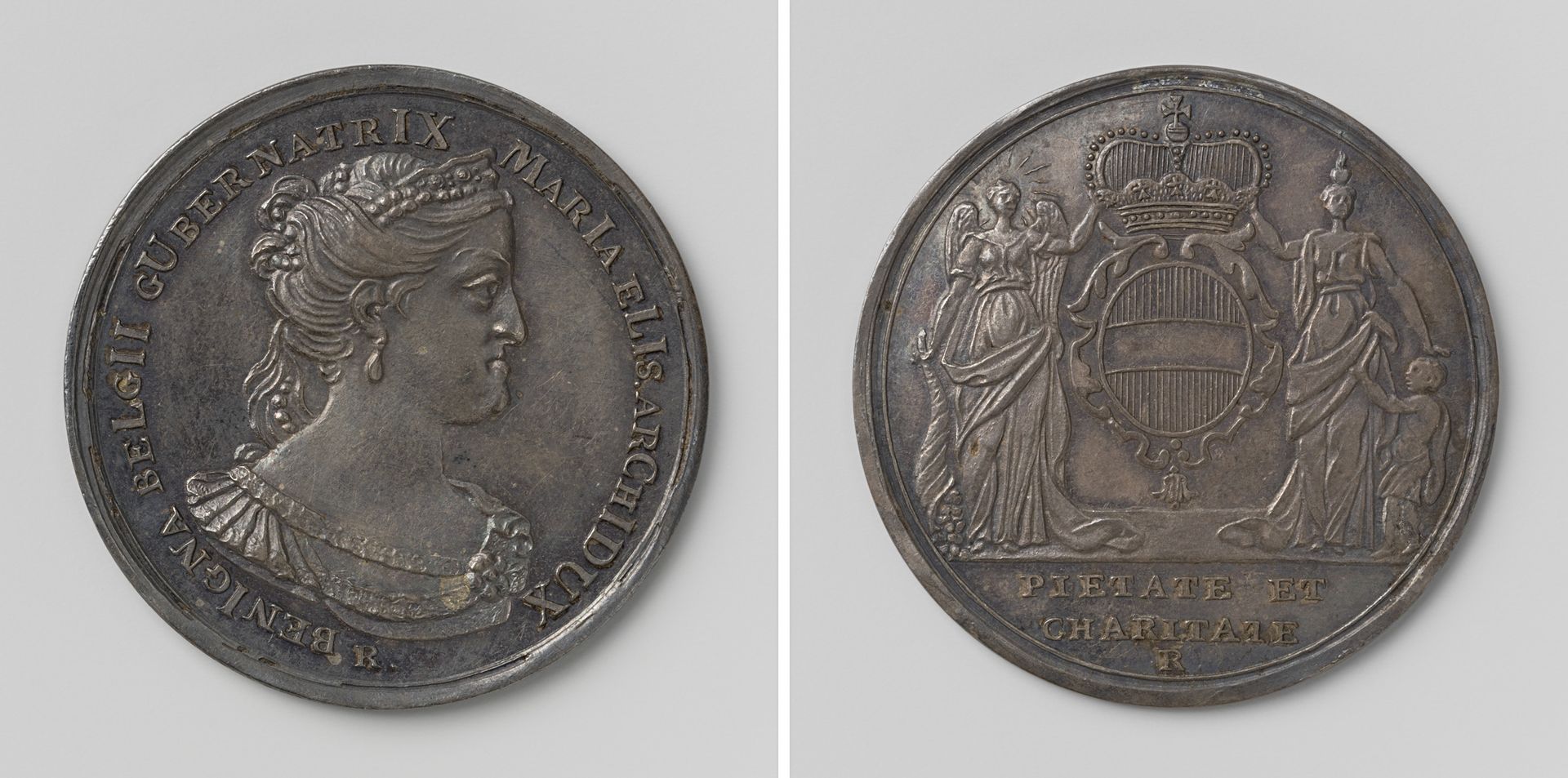 Maria Elisabeth, landvoogdes der zuidelijke Nederlanden by Jacques (II) Roëttiers