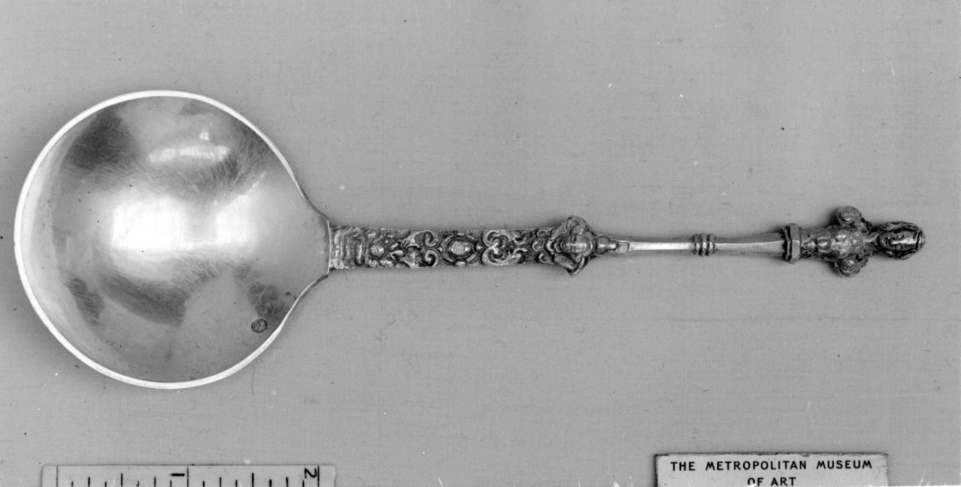 Figure-top spoon by Jan van Staaten