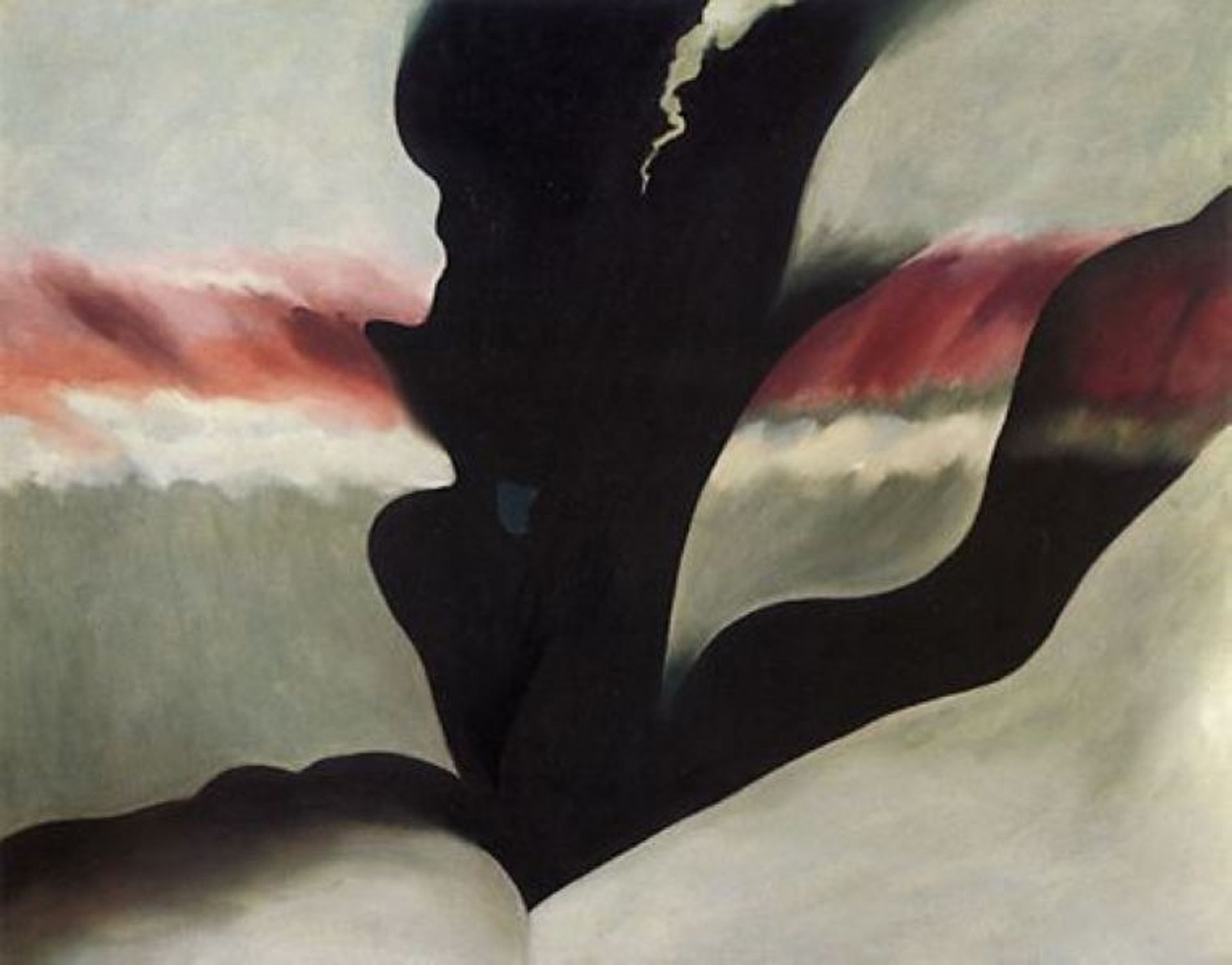 Black Place Green by Georgia O'Keeffe