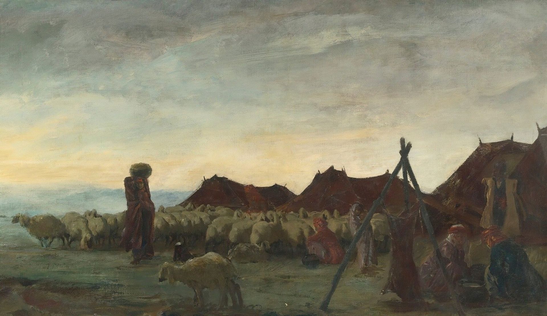 Nomads In The Region Of Meshed by Alexandre Jacovleff