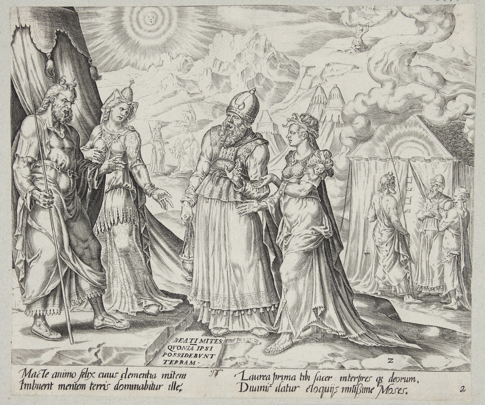 The eight beatitudes by Harmen Jansz. Muller