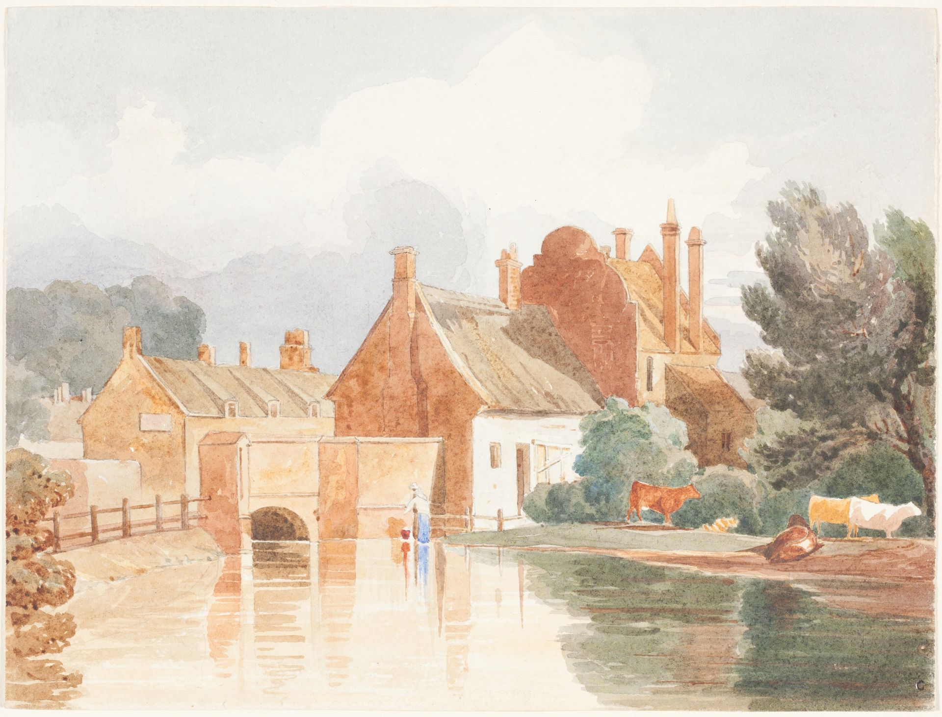 On the Bure, near Aylsham, Norfolk by James Bulwer