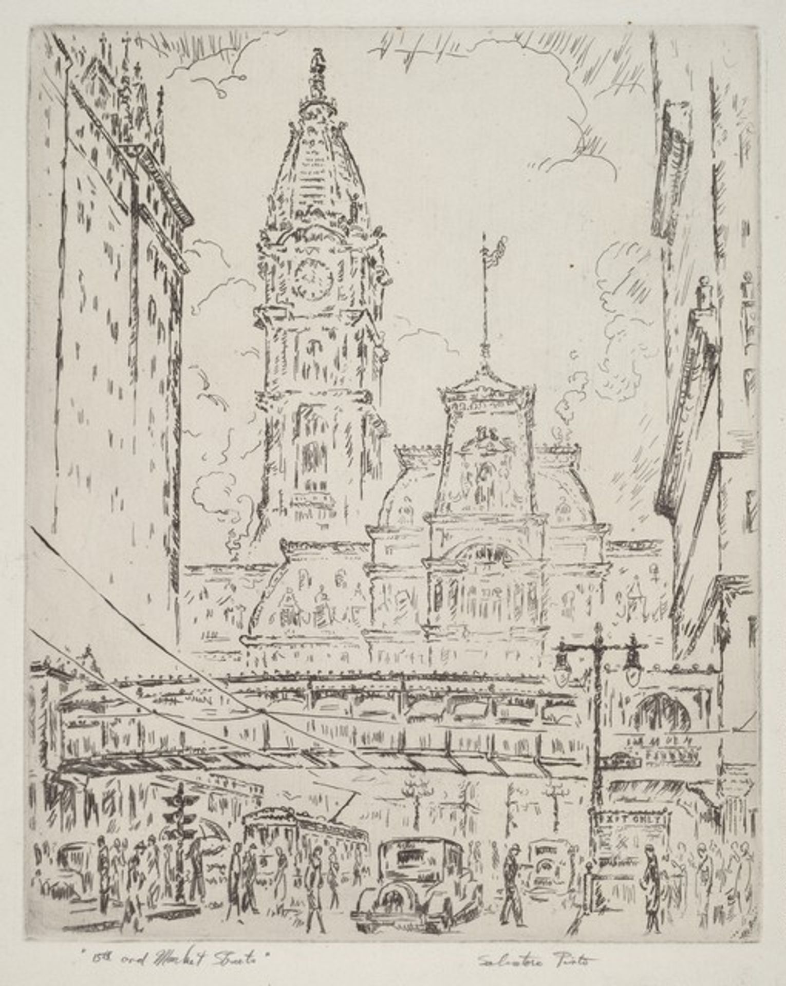 15th and Market Streets by Salvatore Pinto