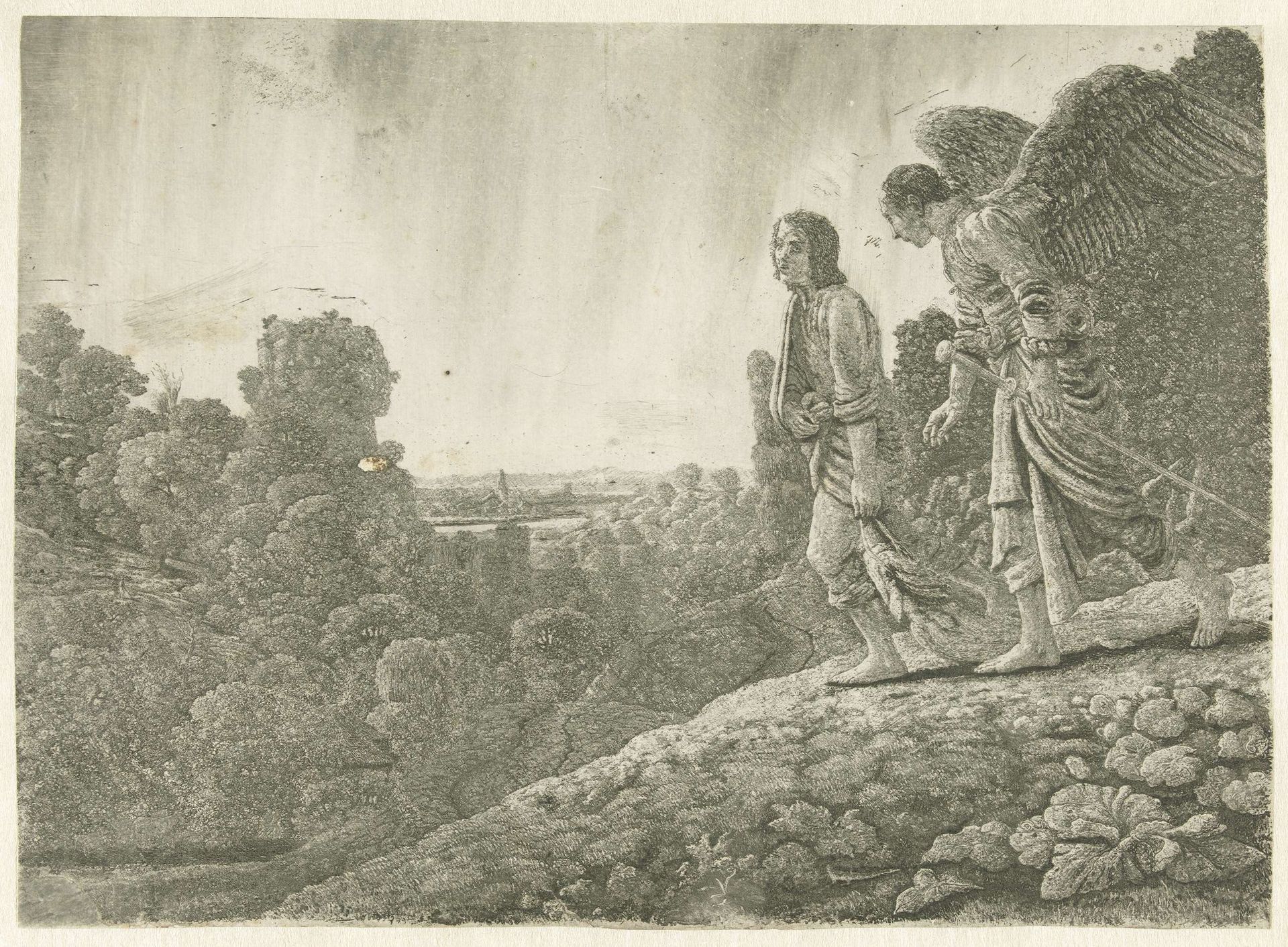 Tobias and the Angel by Hercules Segers