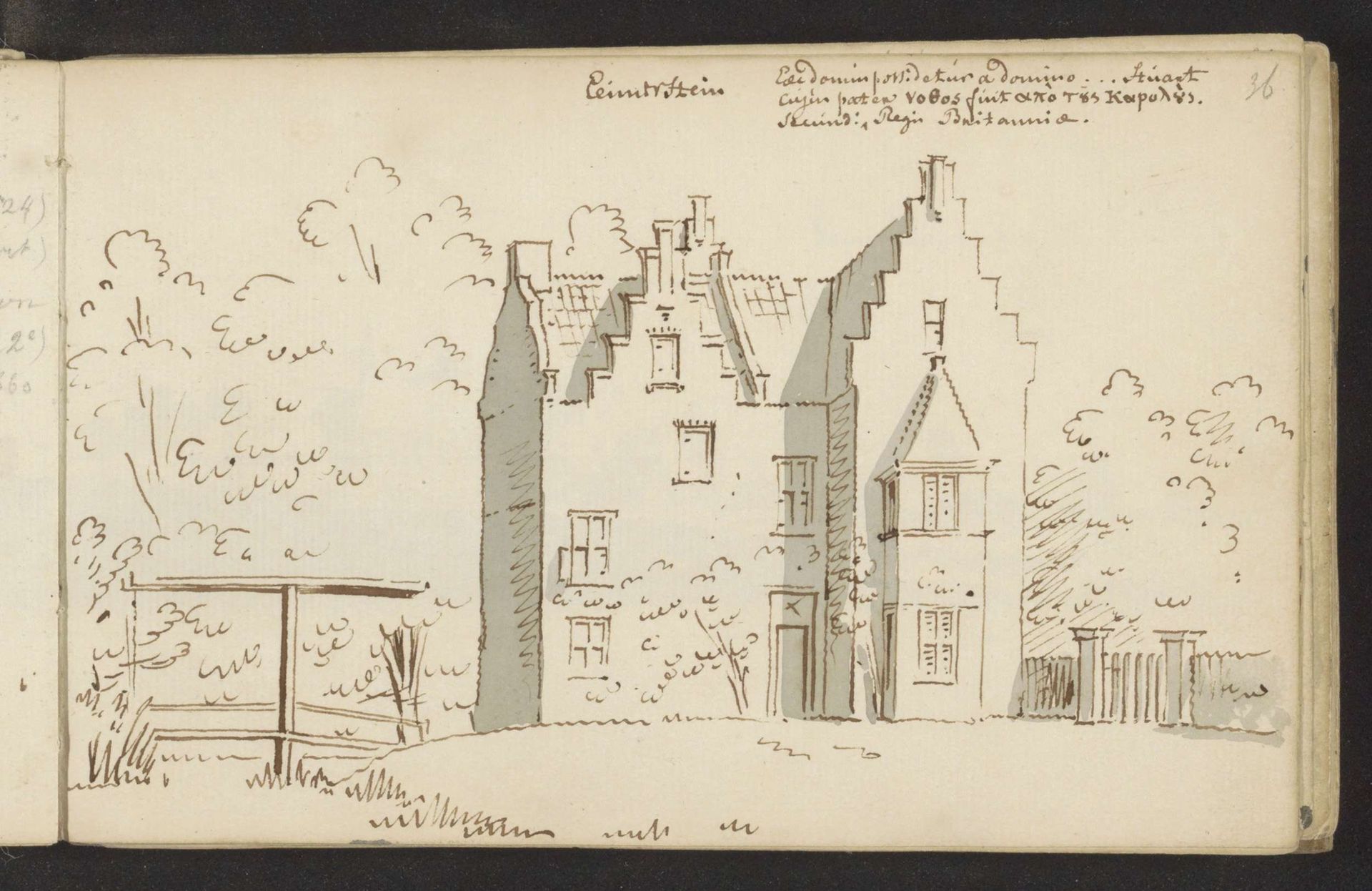 Huis Heimerstein bij Rhenen by Abraham de (II) Haen