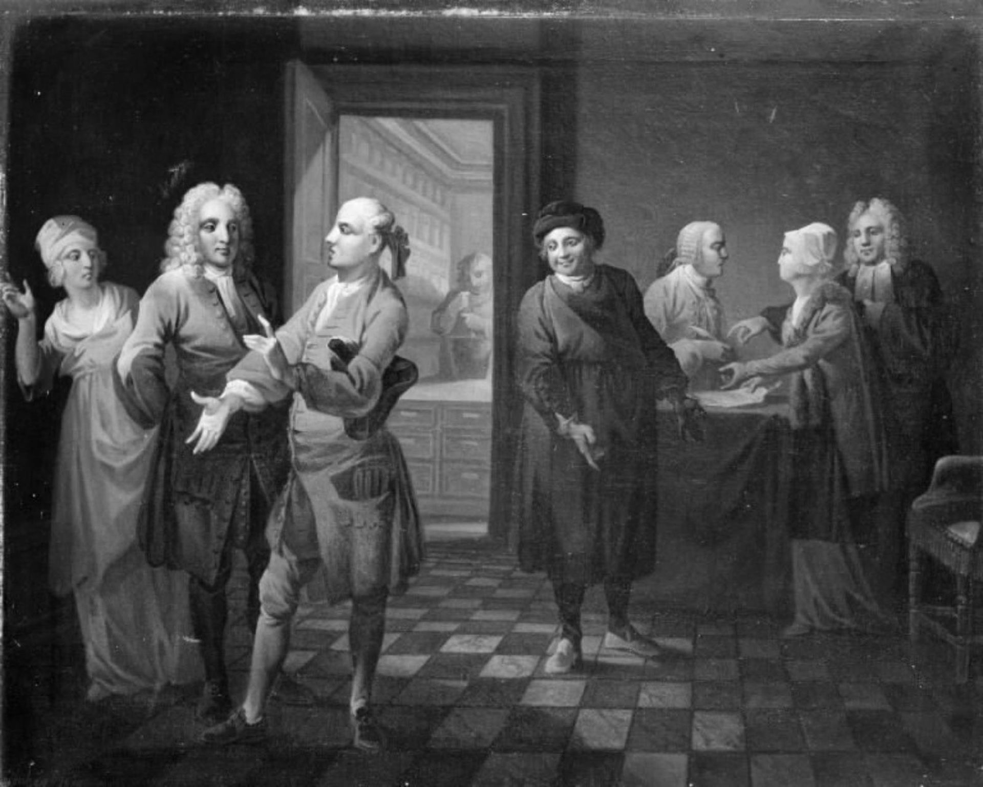 Mester Gert Westphaler, 25. scene by C.A. Lorentzen