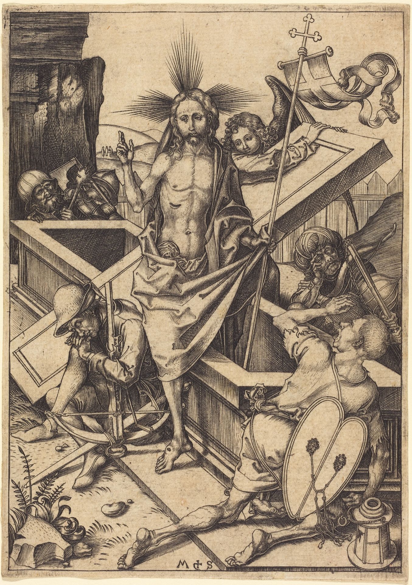 The Resurrection by Martin Schongauer