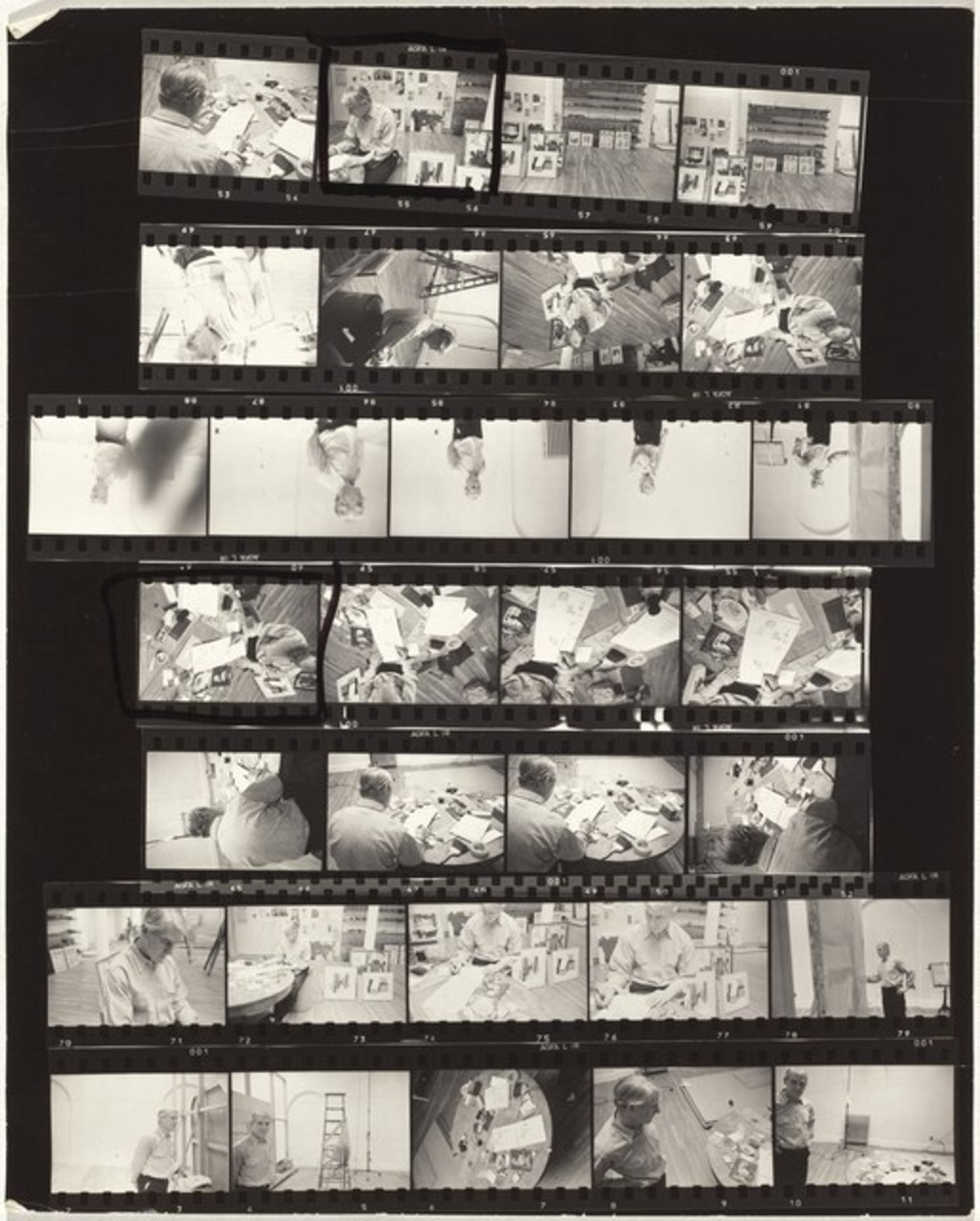 Willem de Kooning 10 by Robert Frank
