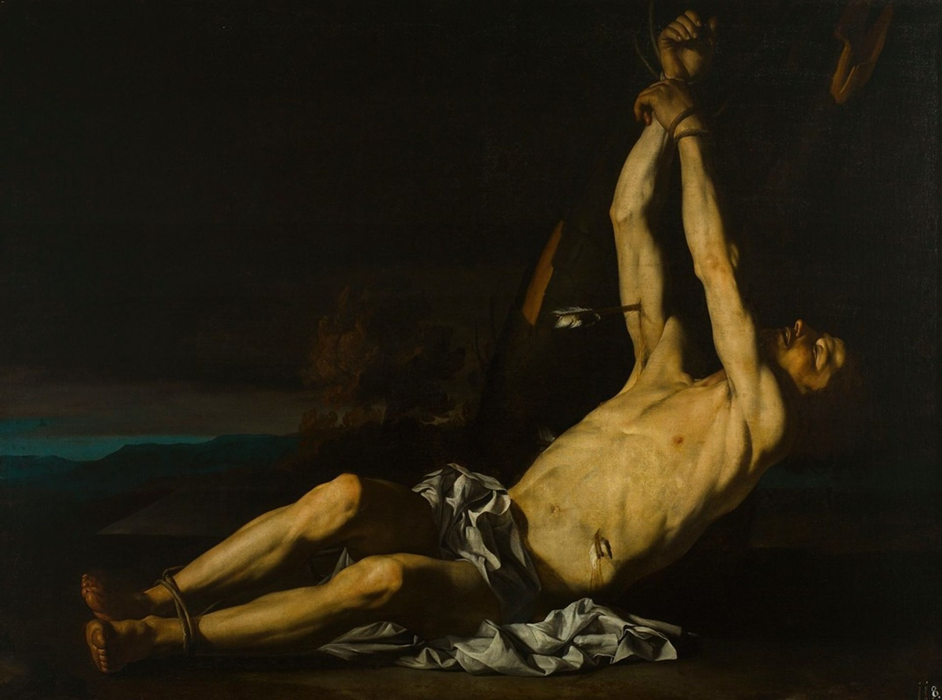 Martyrdom of St. Sebastian by Jusepe de Ribera
