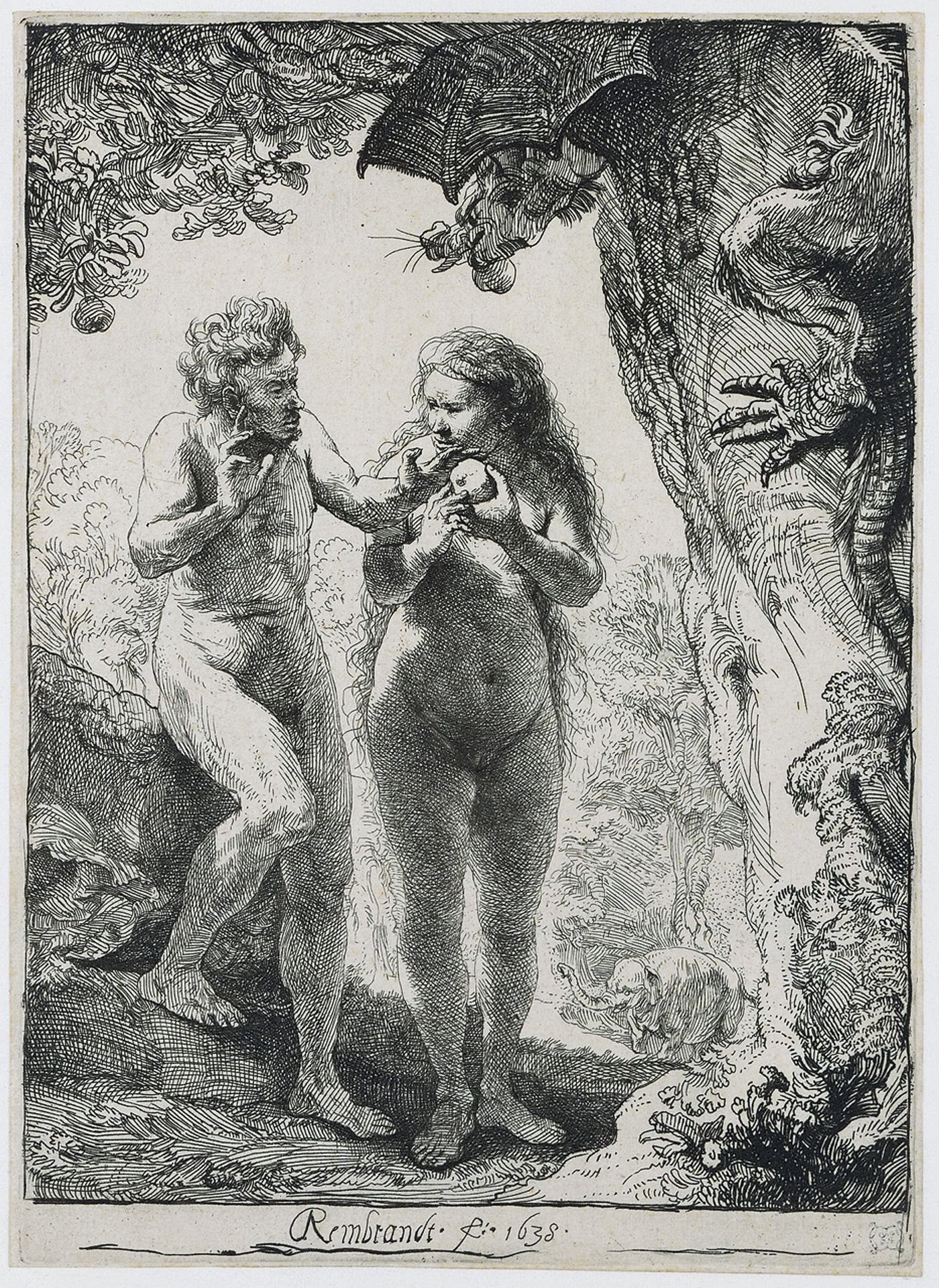 Adam and Eva by Rembrandt van Rijn
