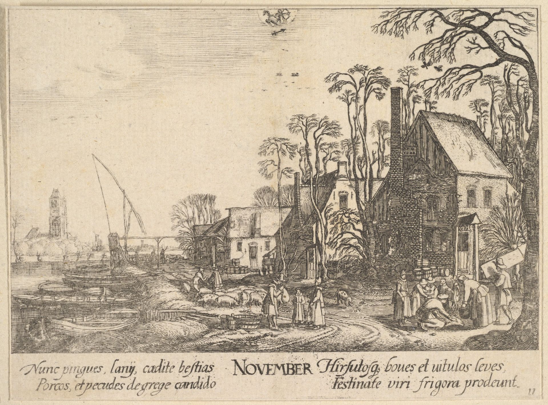 November by Wenceslaus Hollar