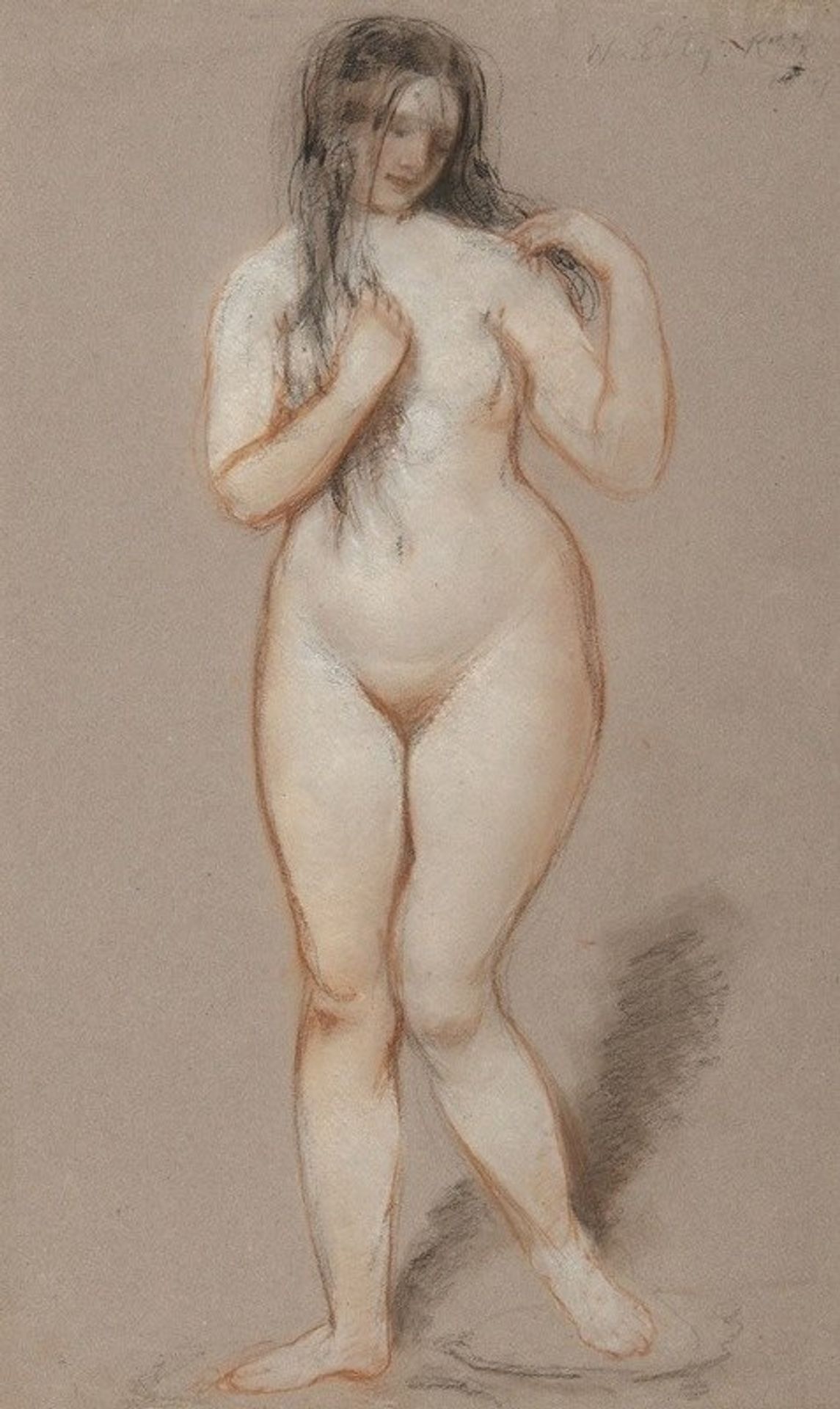 Standing Female Nude by William Etty
