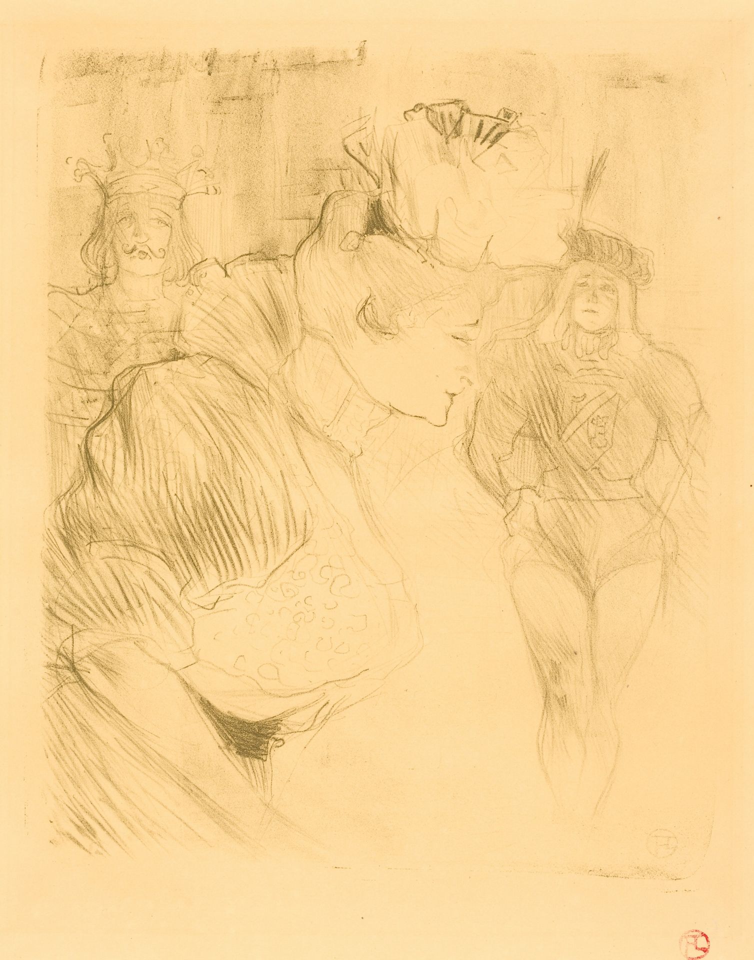 Lender Bowing (Lender saluant) by Henri de Toulouse-Lautrec
