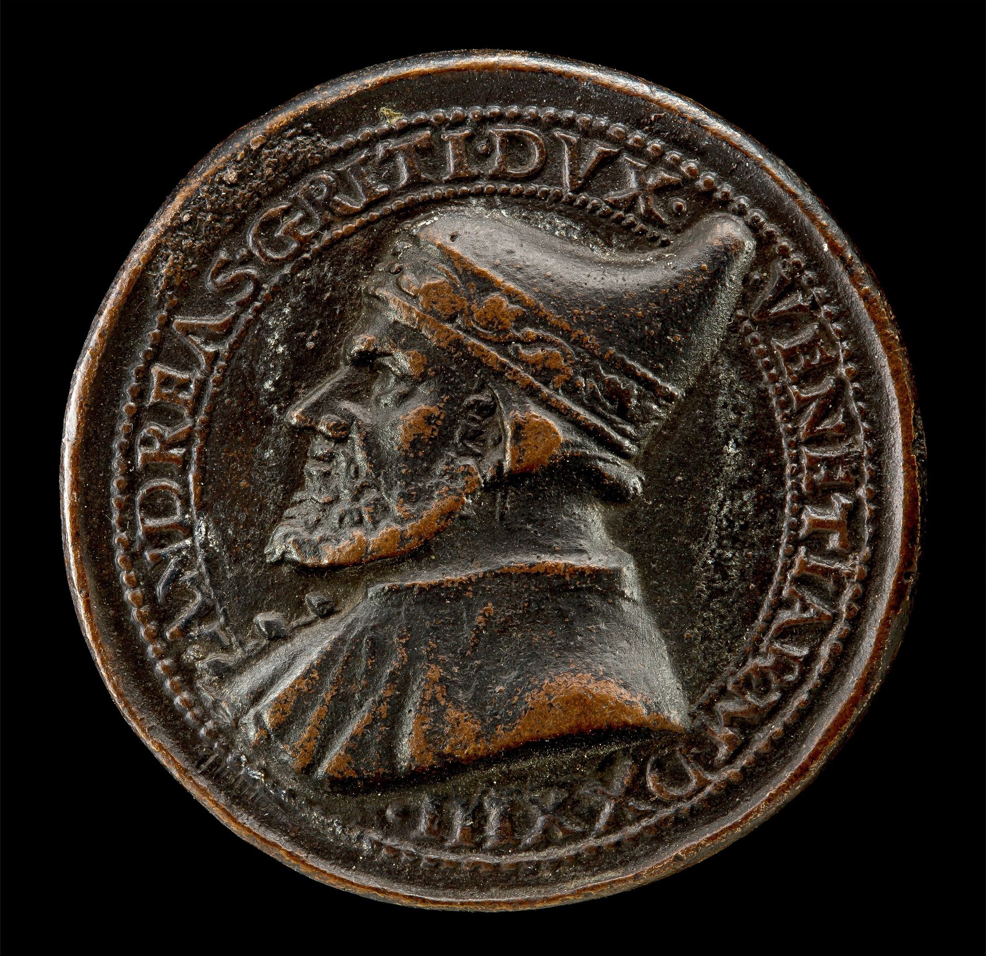 Andrea Gritti, 1455-1538, Doge of Venice 1523 [obverse] by Andrea Spinelli