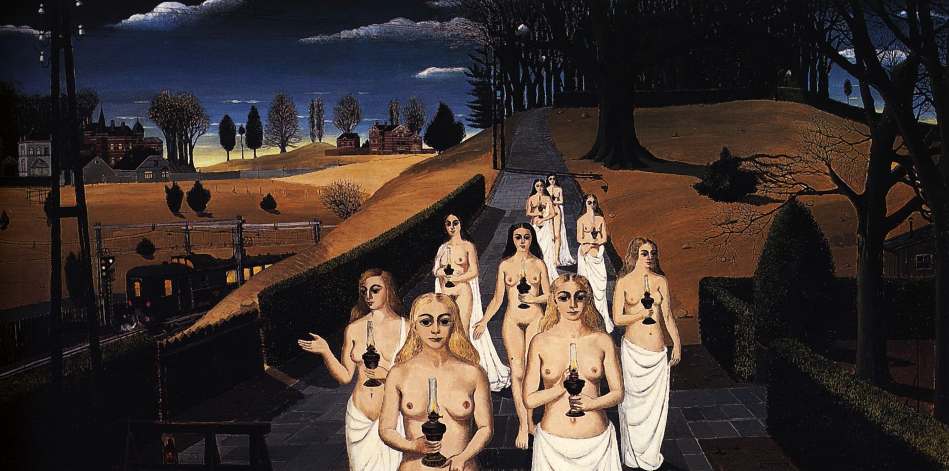 The Cortege by Paul Delvaux