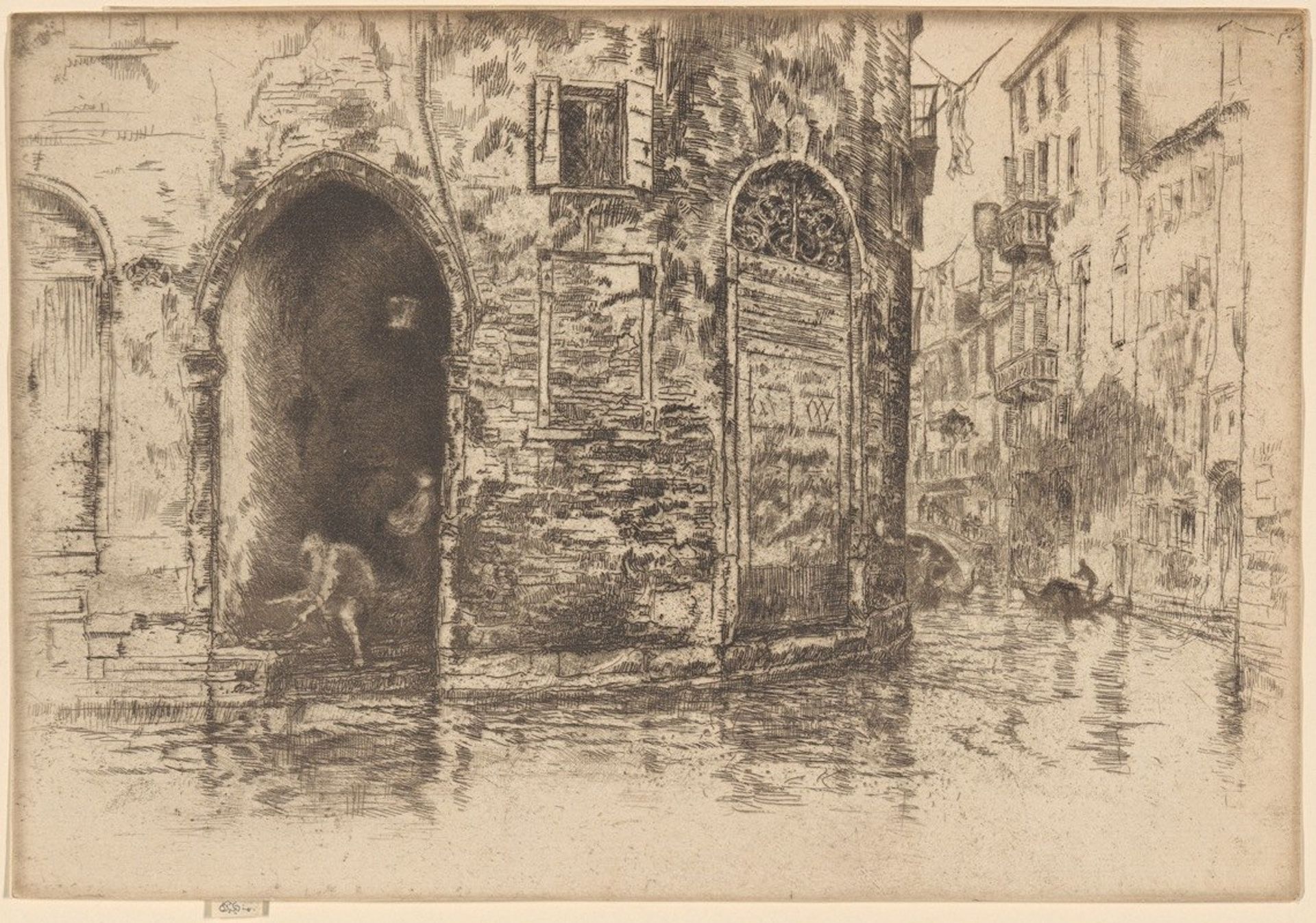 Two Doorways by James Abbott McNeill Whistler