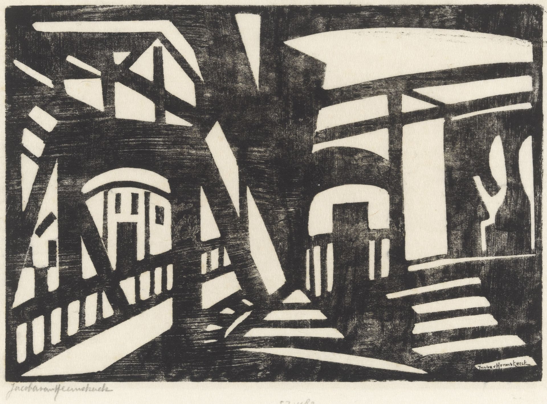 Compositie no. 15 by Jacoba van Heemskerck