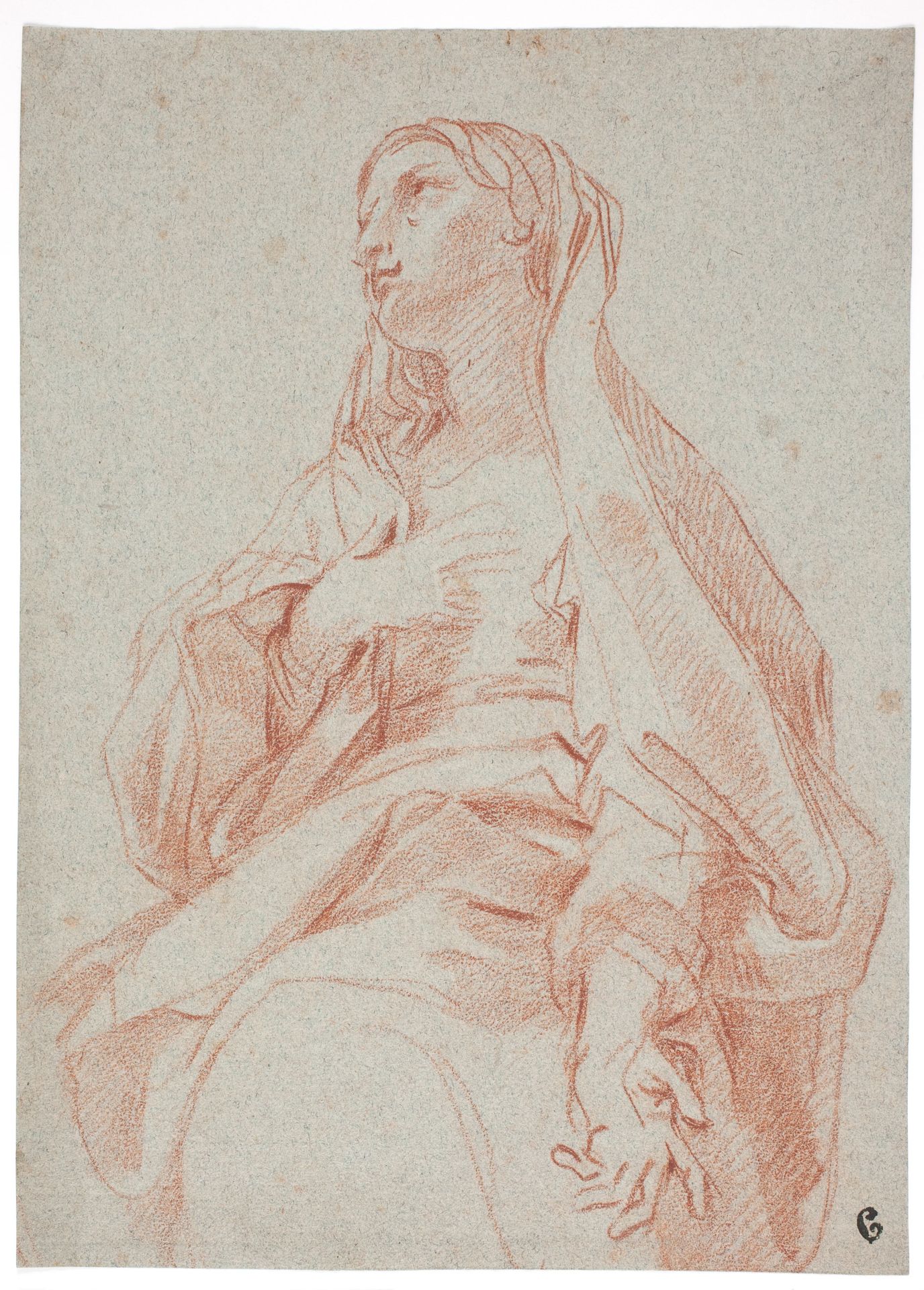 The Madonna making a gesture of intercession by Carlo Maratti