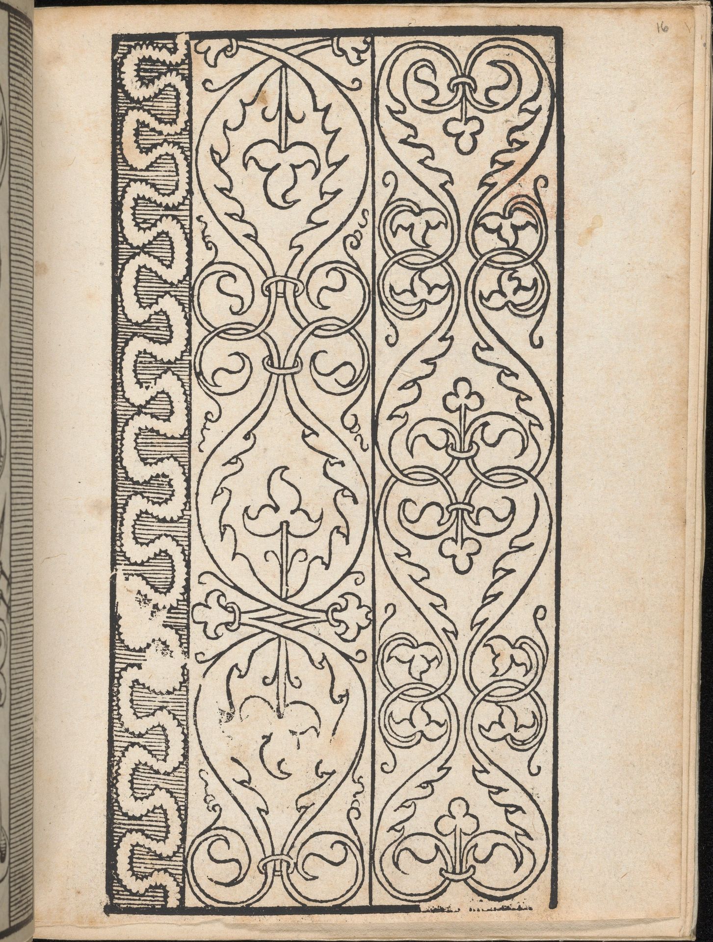 Ein new Modelbuch..., page 8 (verso) by Johann Schönsperger the Younger