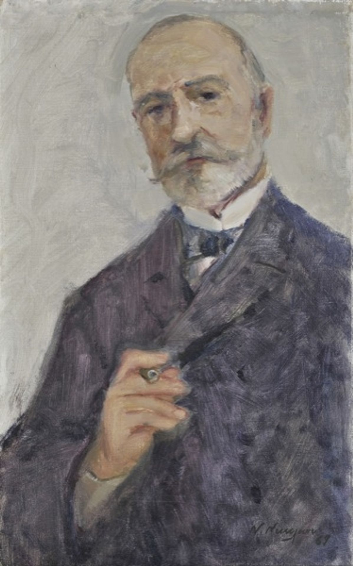 Portrait of a man by Nikos Nikolaou