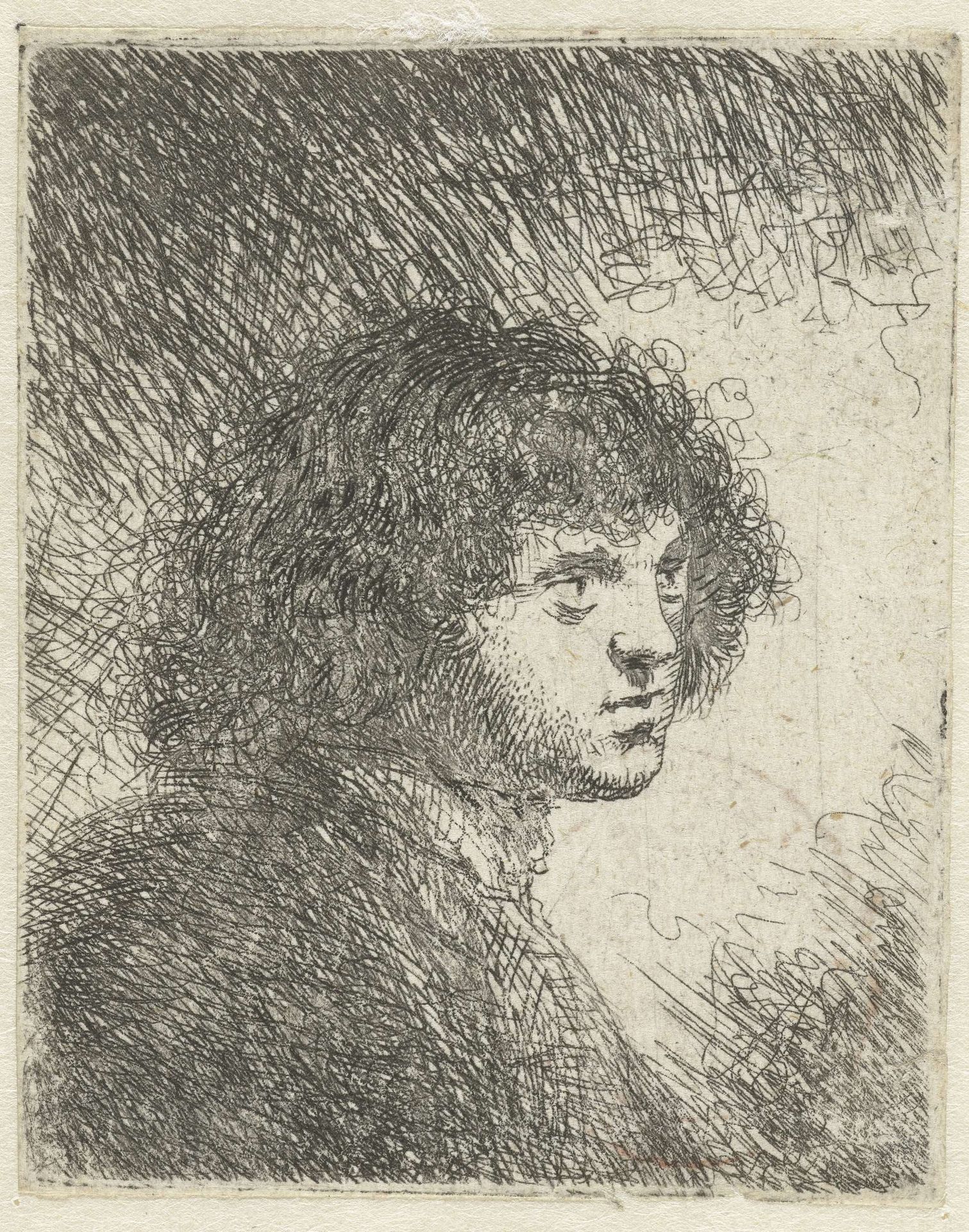 Borstbeeld van een jonge man by Jan Lievens