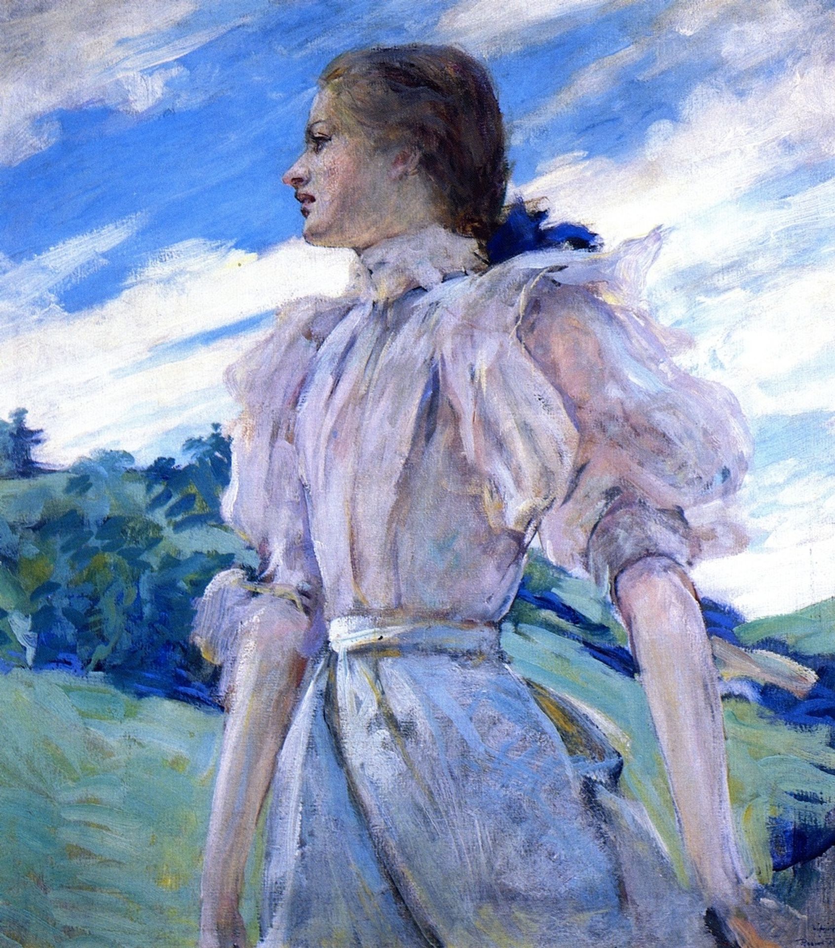 Breezy Day by Robert Lewis Reid