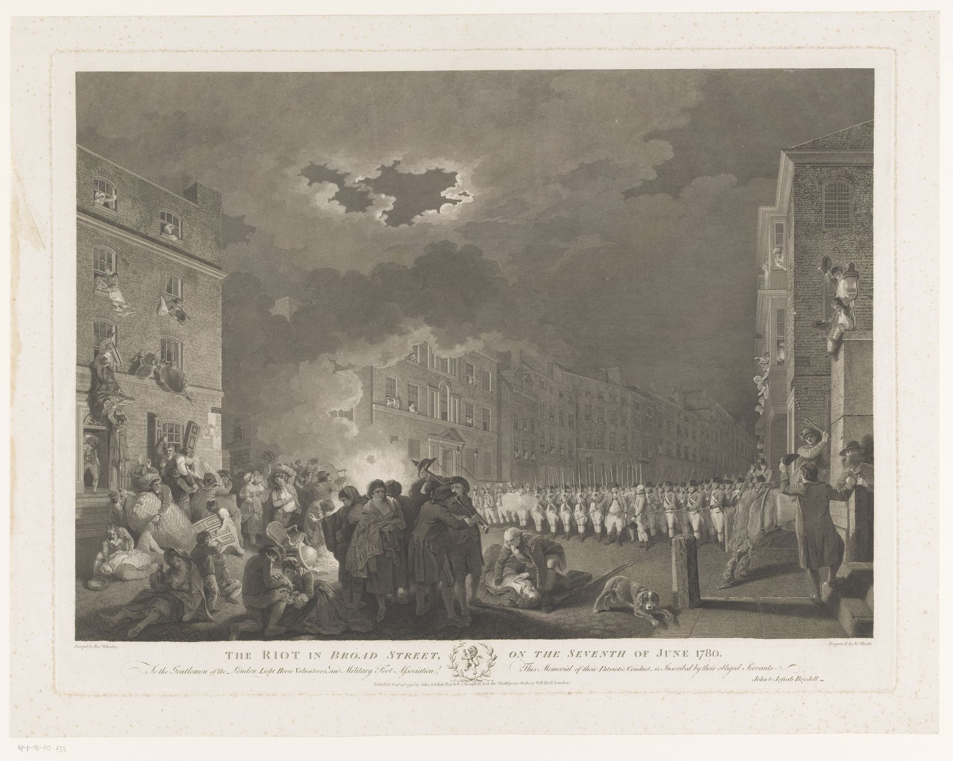 Rellen in Broad Street by James Heath