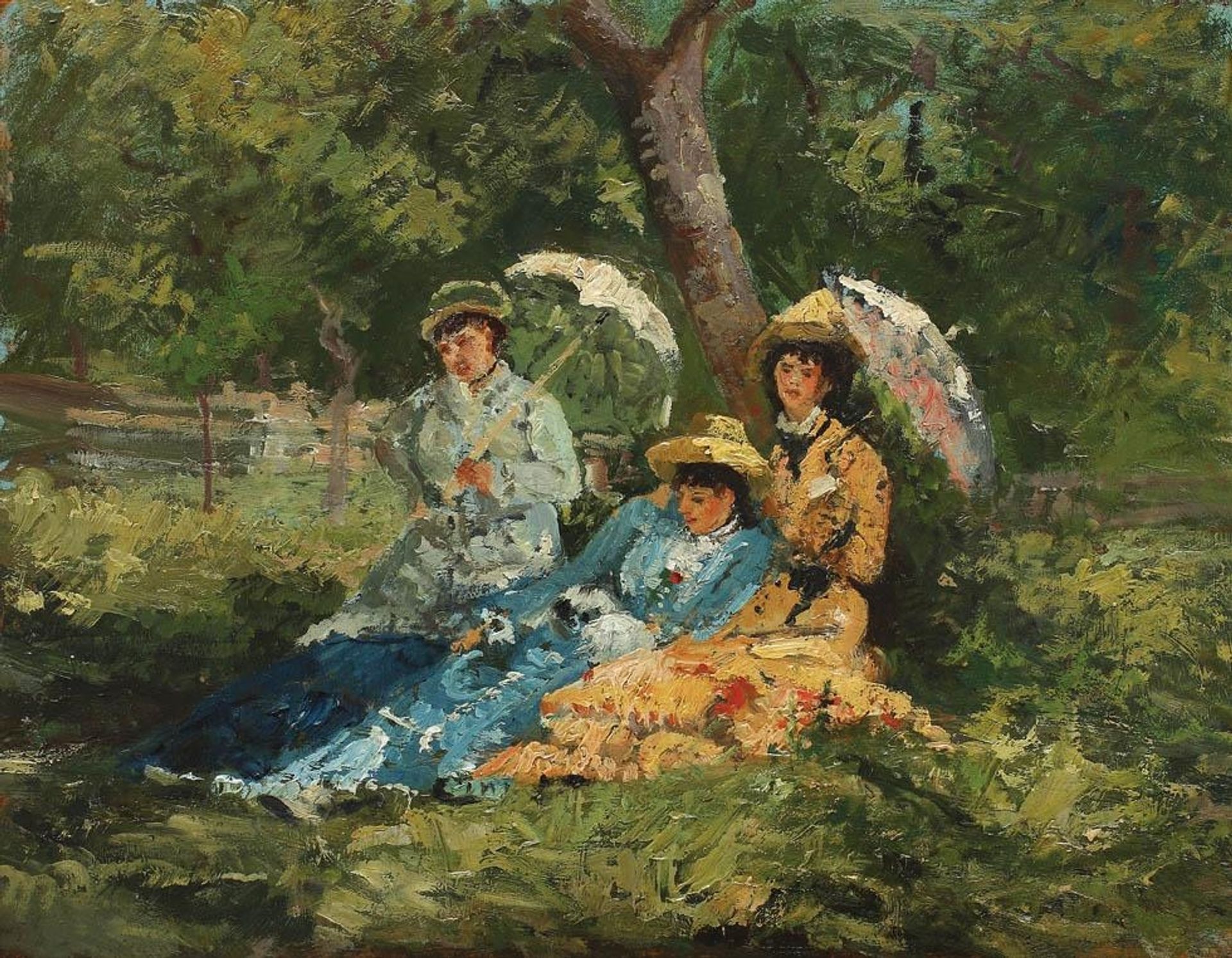 In the Park by Ion Andreescu