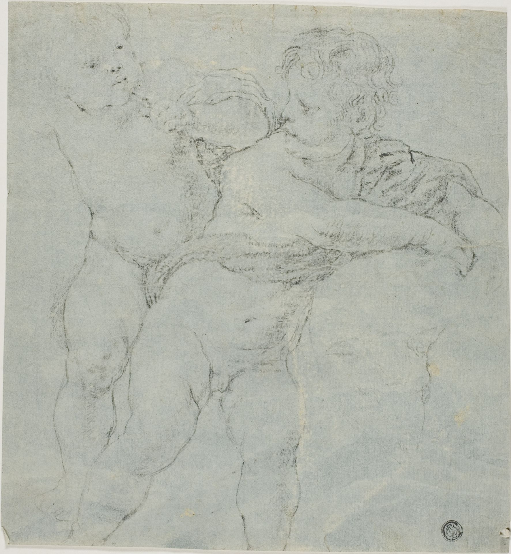 Two Putti by Peter Cornelius