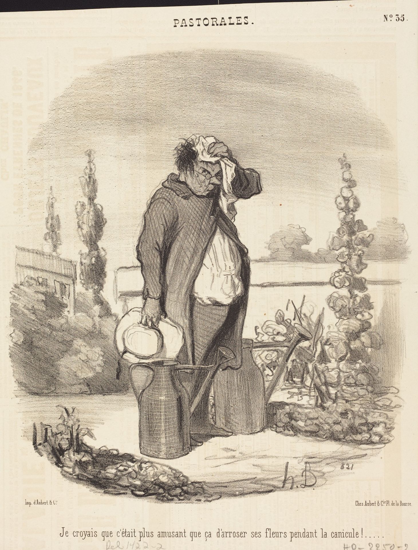 Je croyais que c'était plus amusant que ça... by Honoré Daumier